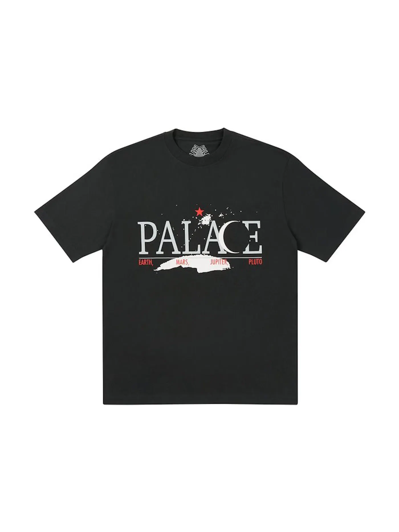 Мужская футболка с принтом Palace Outer Space T-shirt — изображение 1 из 2, черный