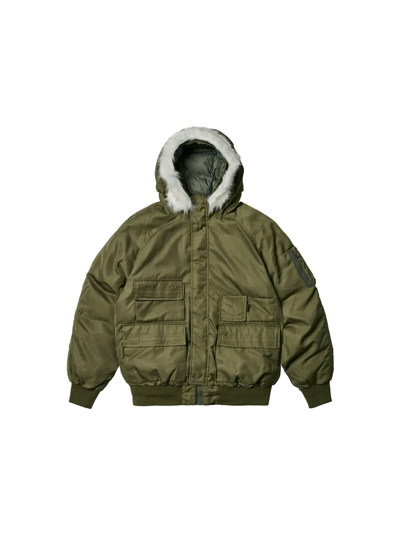 Мужское пальто-парка с утеплением Cargo Parka Palace — изображение 1 из 3, оливковый