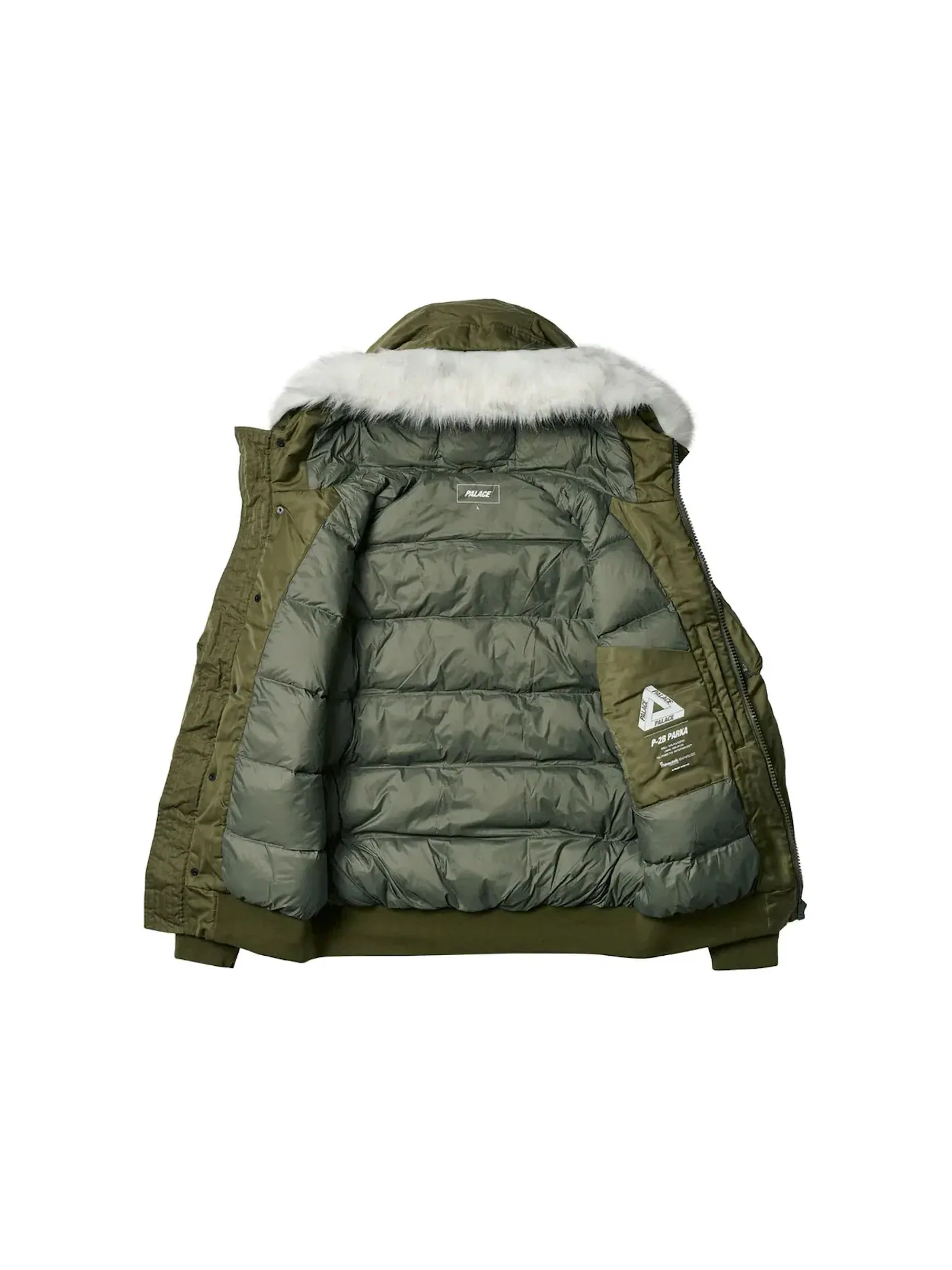 Мужское пальто-парка с утеплением Cargo Parka Palace — изображение 2 из 3, оливковый
