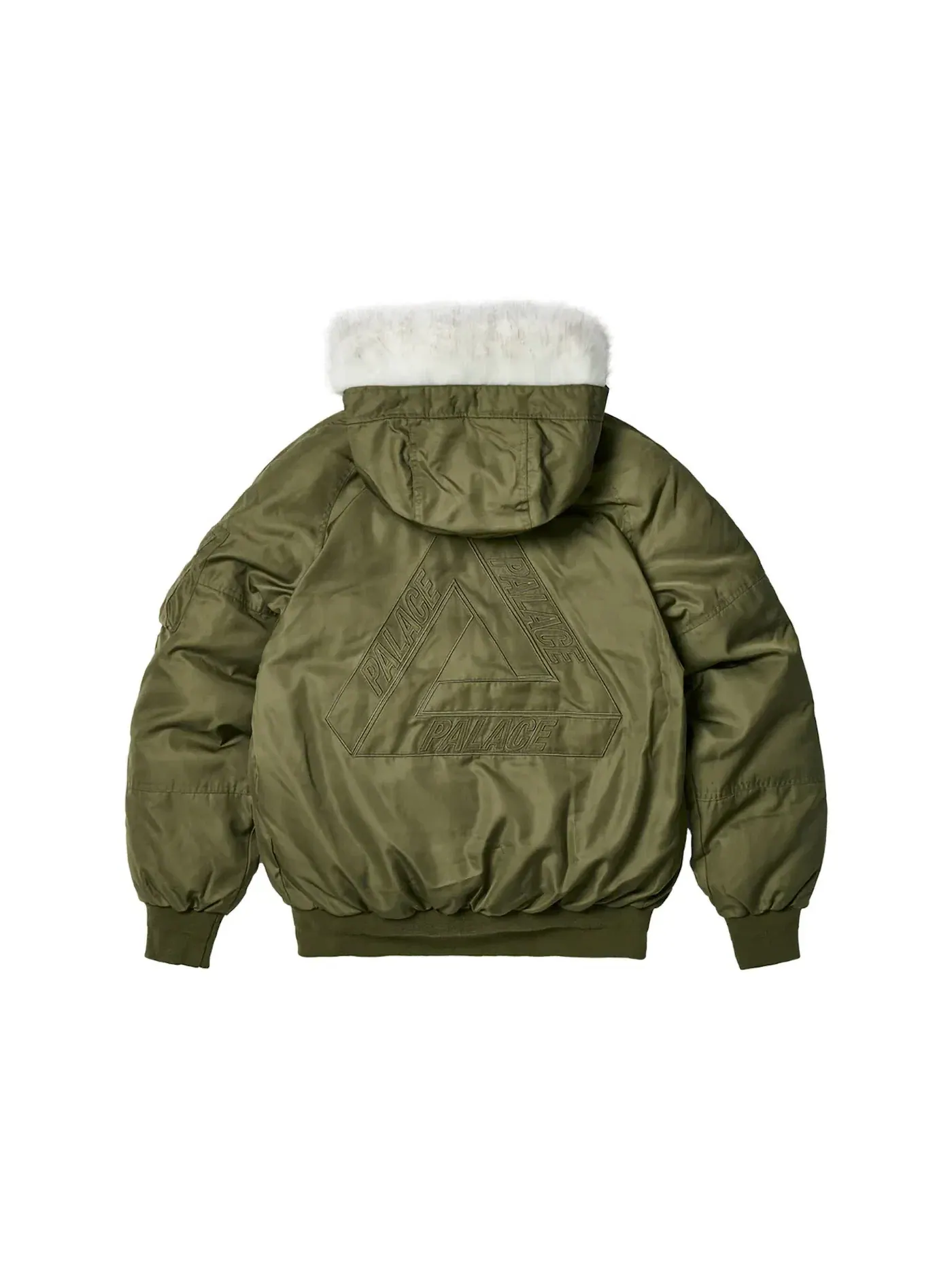 Мужское пальто-парка с утеплением Cargo Parka Palace — изображение 3 из 3, оливковый