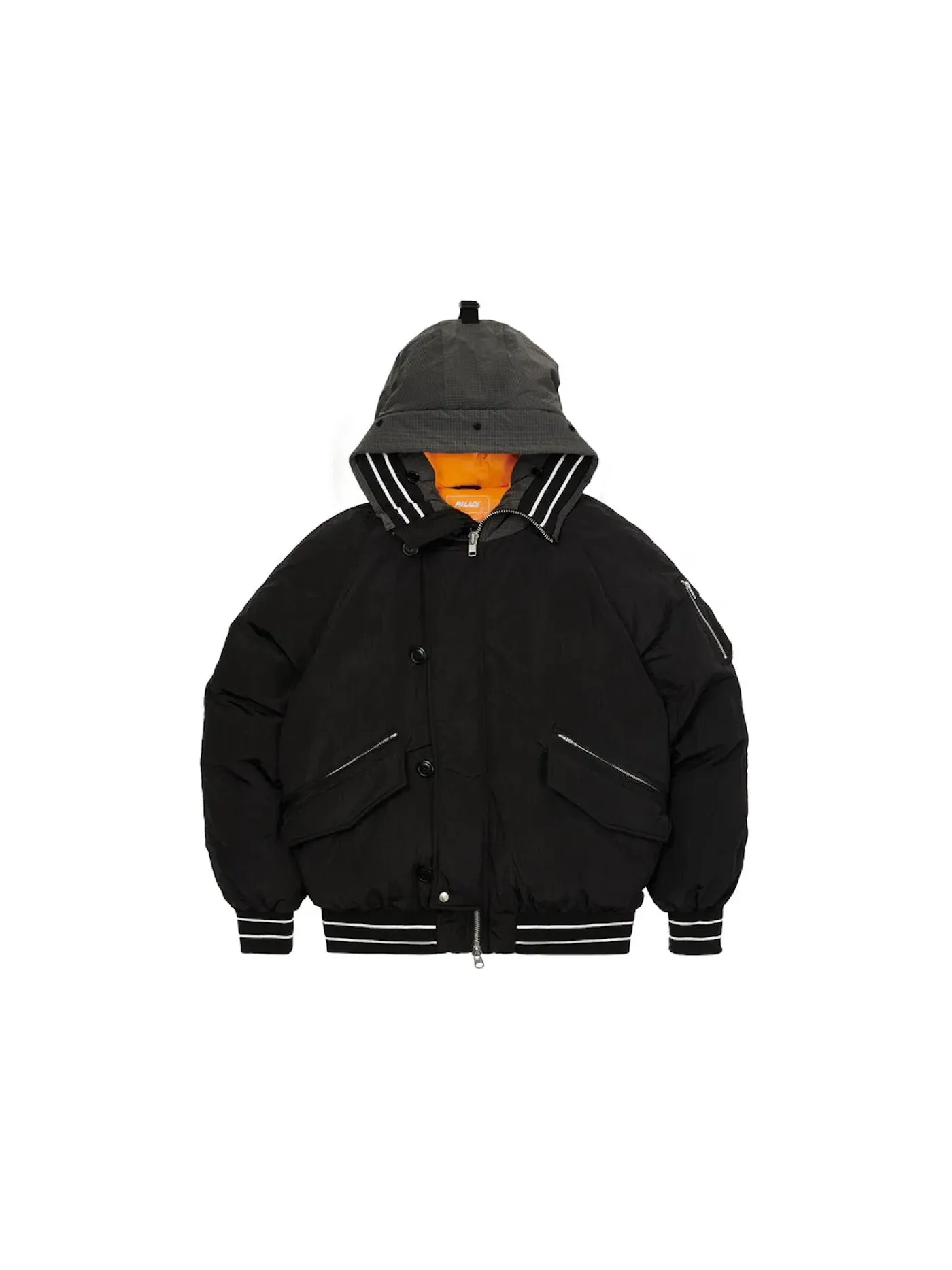 Мужская куртка-парка с длинным рукавом Parka (FW21) Palace — изображение 2 из 3, черный