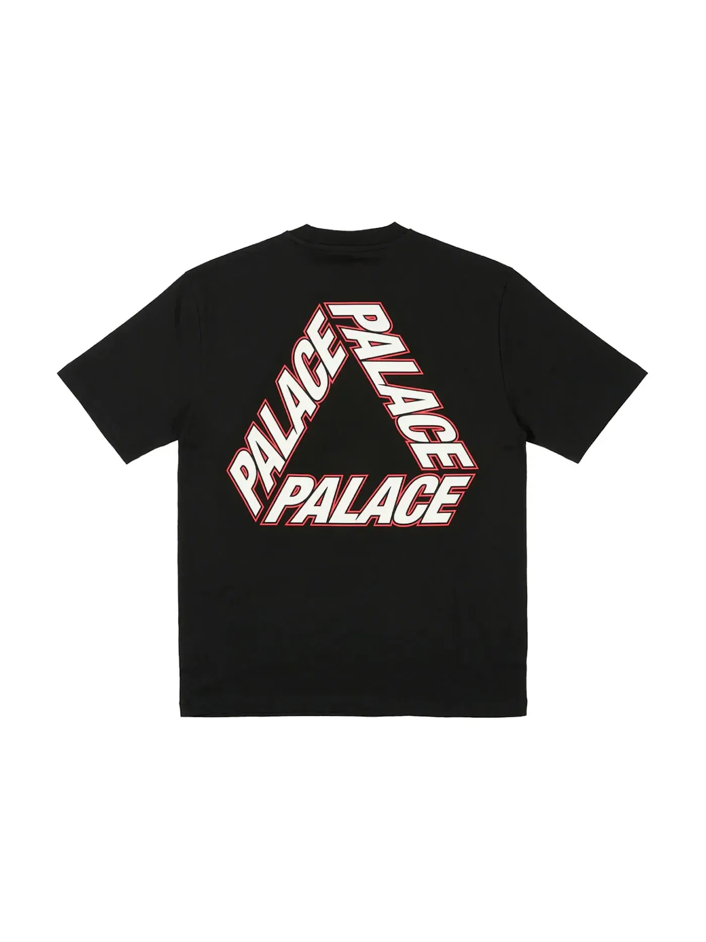 Мужская футболка с принтом Palace P-3 Outline T-Shirt — изображение 1 из 2, черный