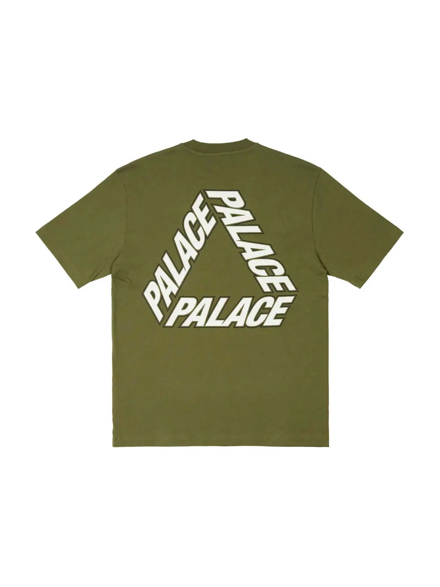 Мужская футболка с принтом Palace P-3 Outline T-Shirt Palace — изображение 1 из 2, глубокий зеленый