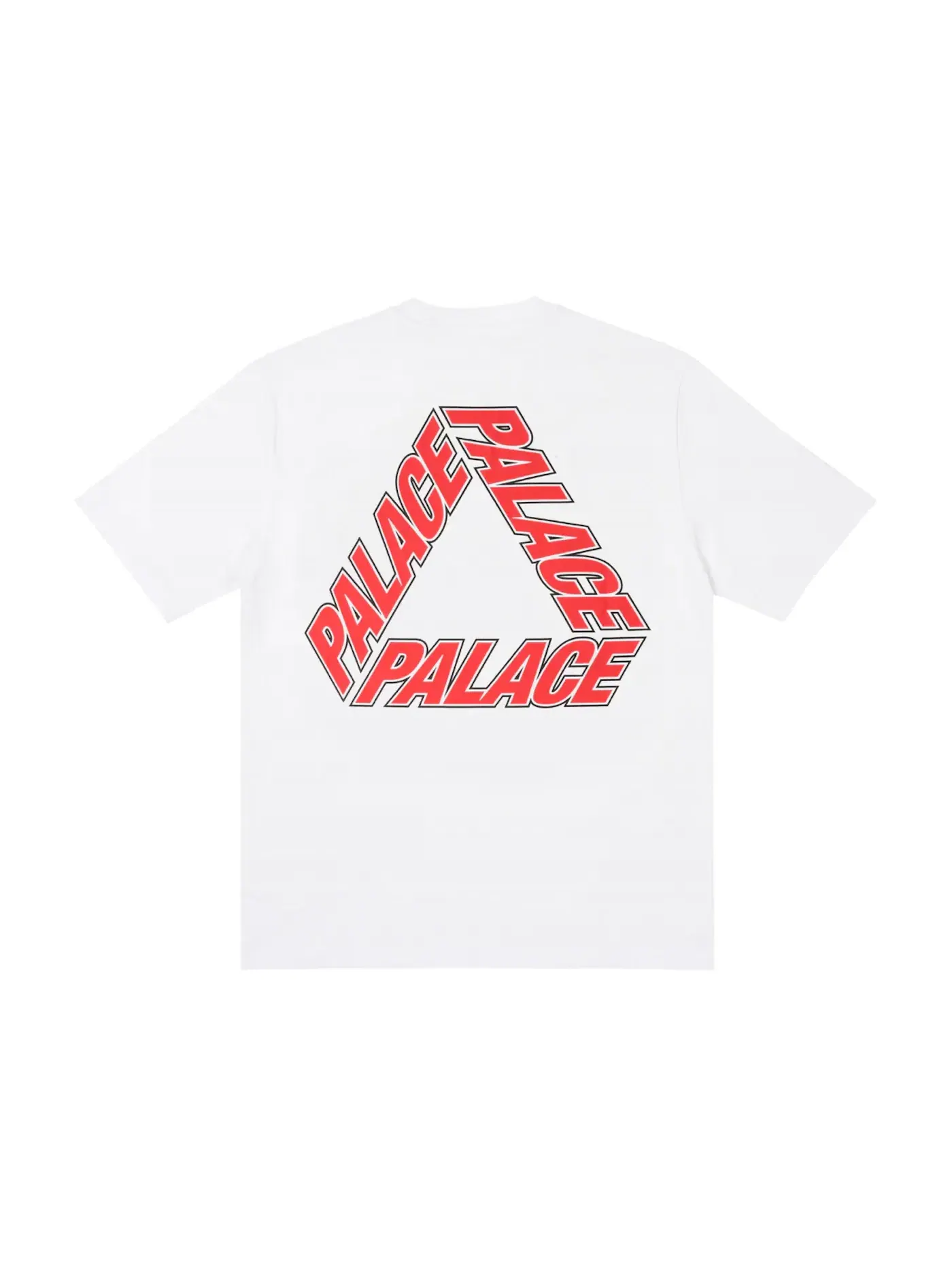 Мужская футболка с принтом Palace P-3 Outline T-Shirt — изображение 1 из 2, белый