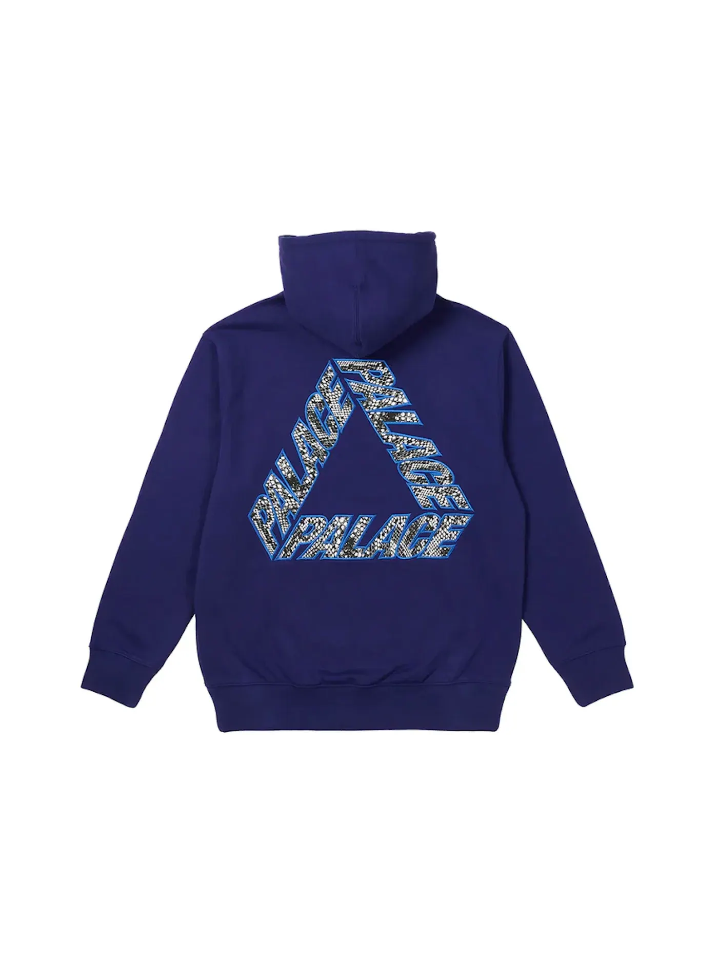 Мужской худи с аппликацией змеи Palace Hood — изображение 1 из 2, темно-синий