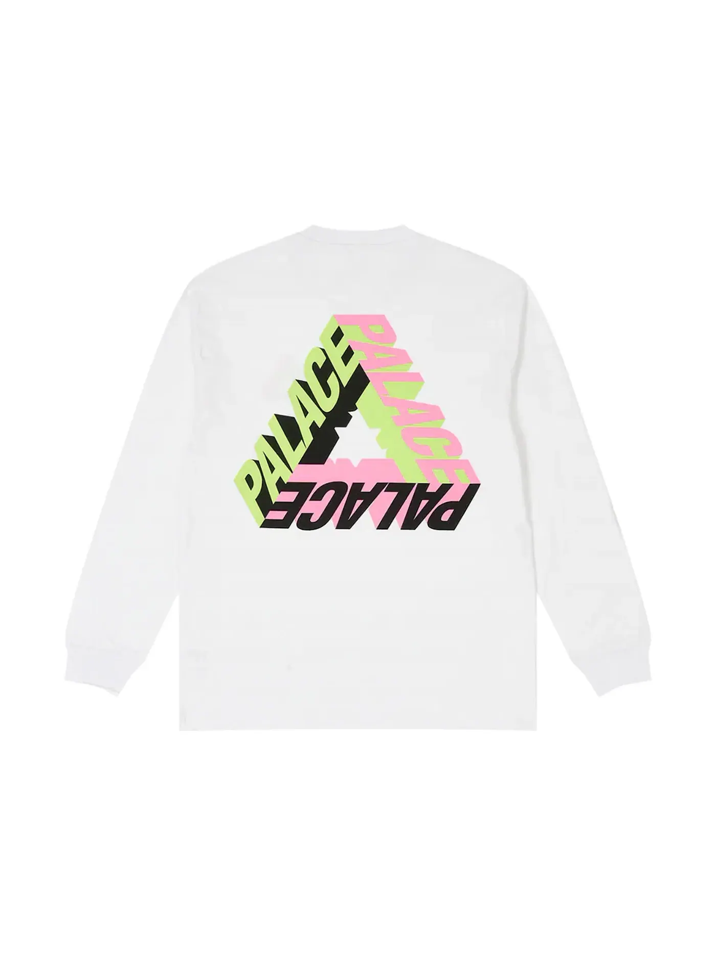 Мужская футболка с длинным рукавом Palace P-3D Longsleeve (FW23) — изображение 1 из 2, белый
