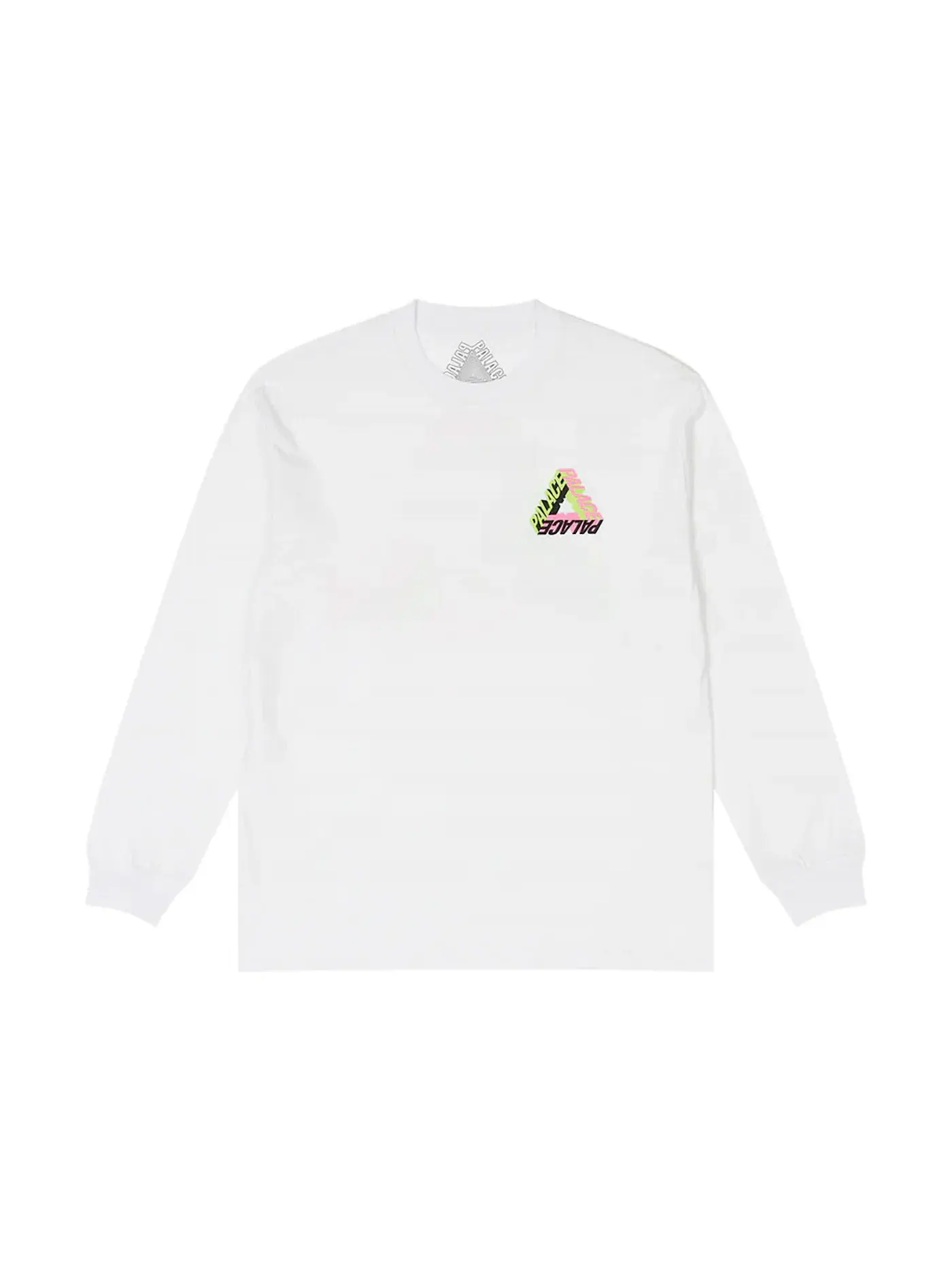 Мужская футболка с длинным рукавом Palace P-3D Longsleeve (FW23) — изображение 2 из 2, белый