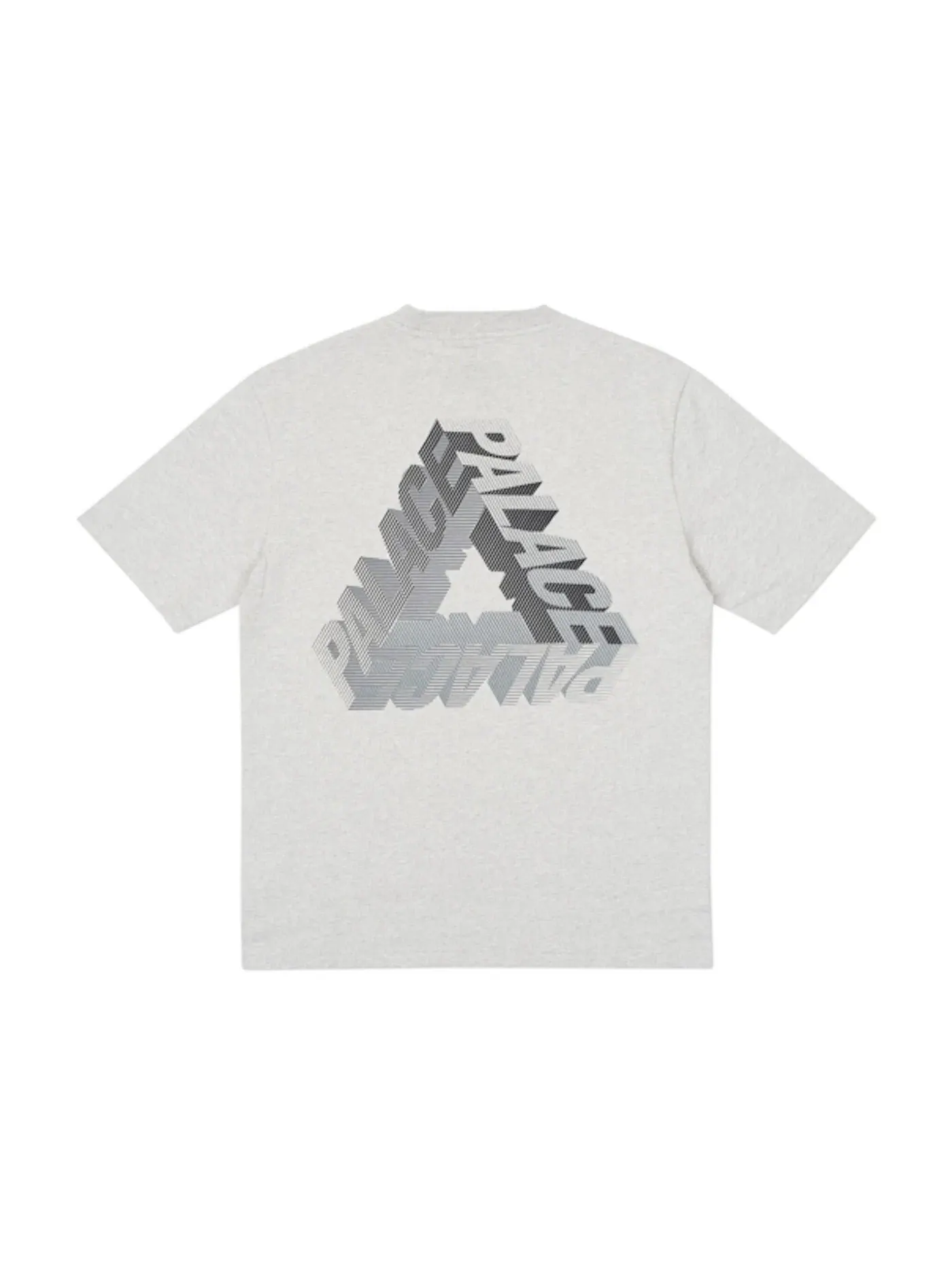 Мужская футболка с принтом Palace T-Shirt (Ultimo 2017) — изображение 2 из 2, серый