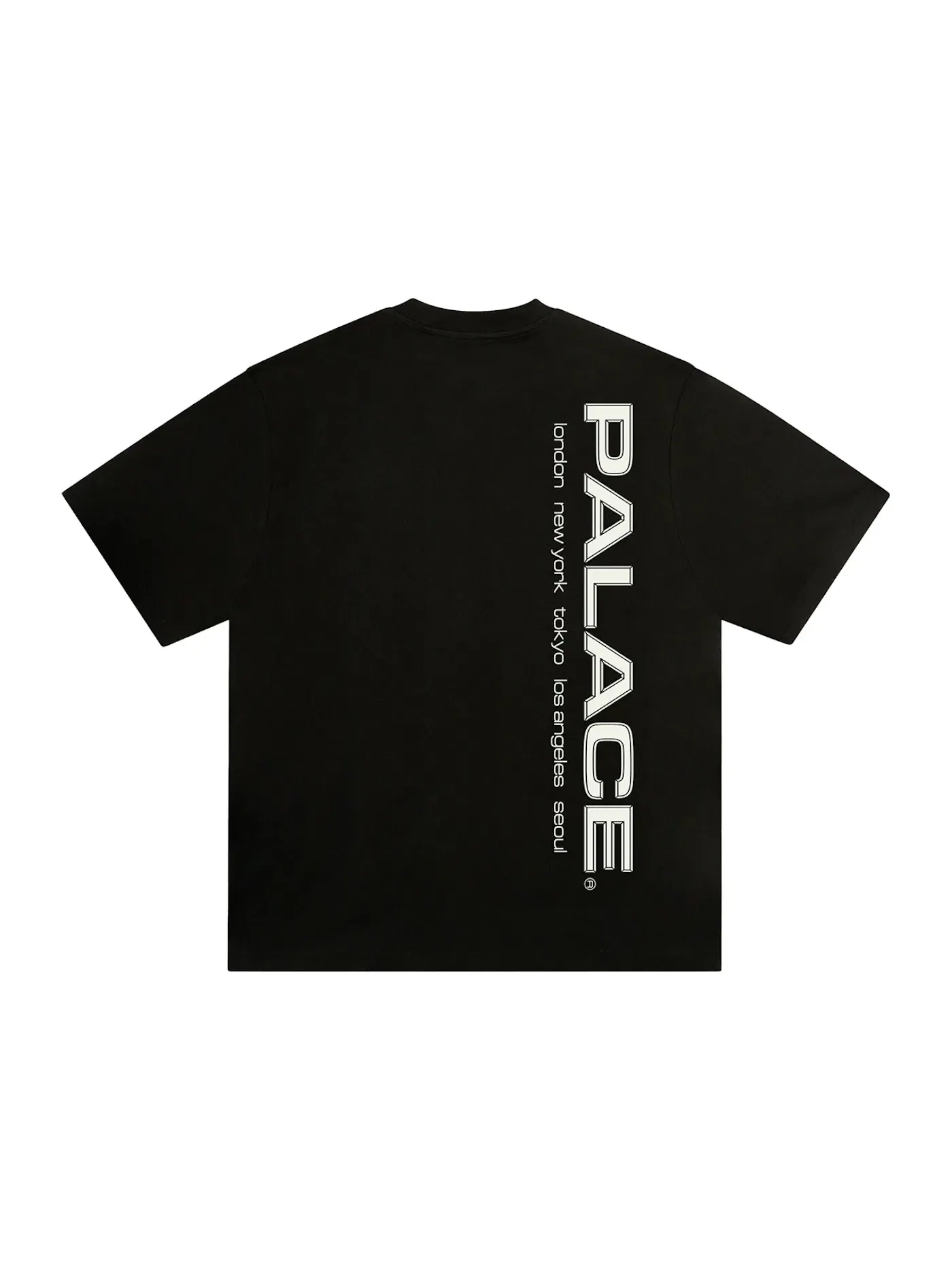Мужская футболка с принтом Palace T-Shirt — изображение 1 из 2, черный