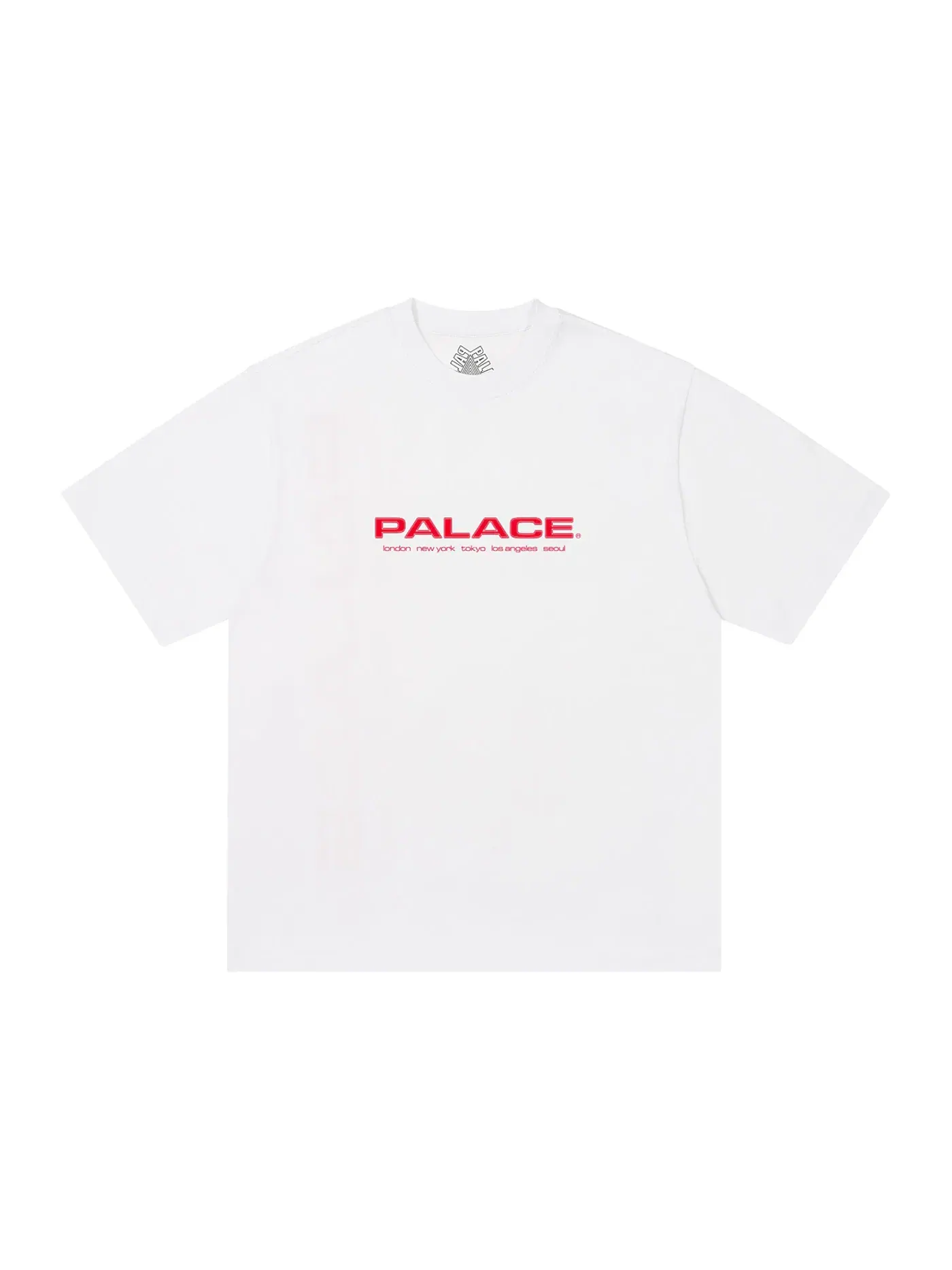 Мужская футболка с принтом Palace T-Shirt — изображение 2 из 2, белый