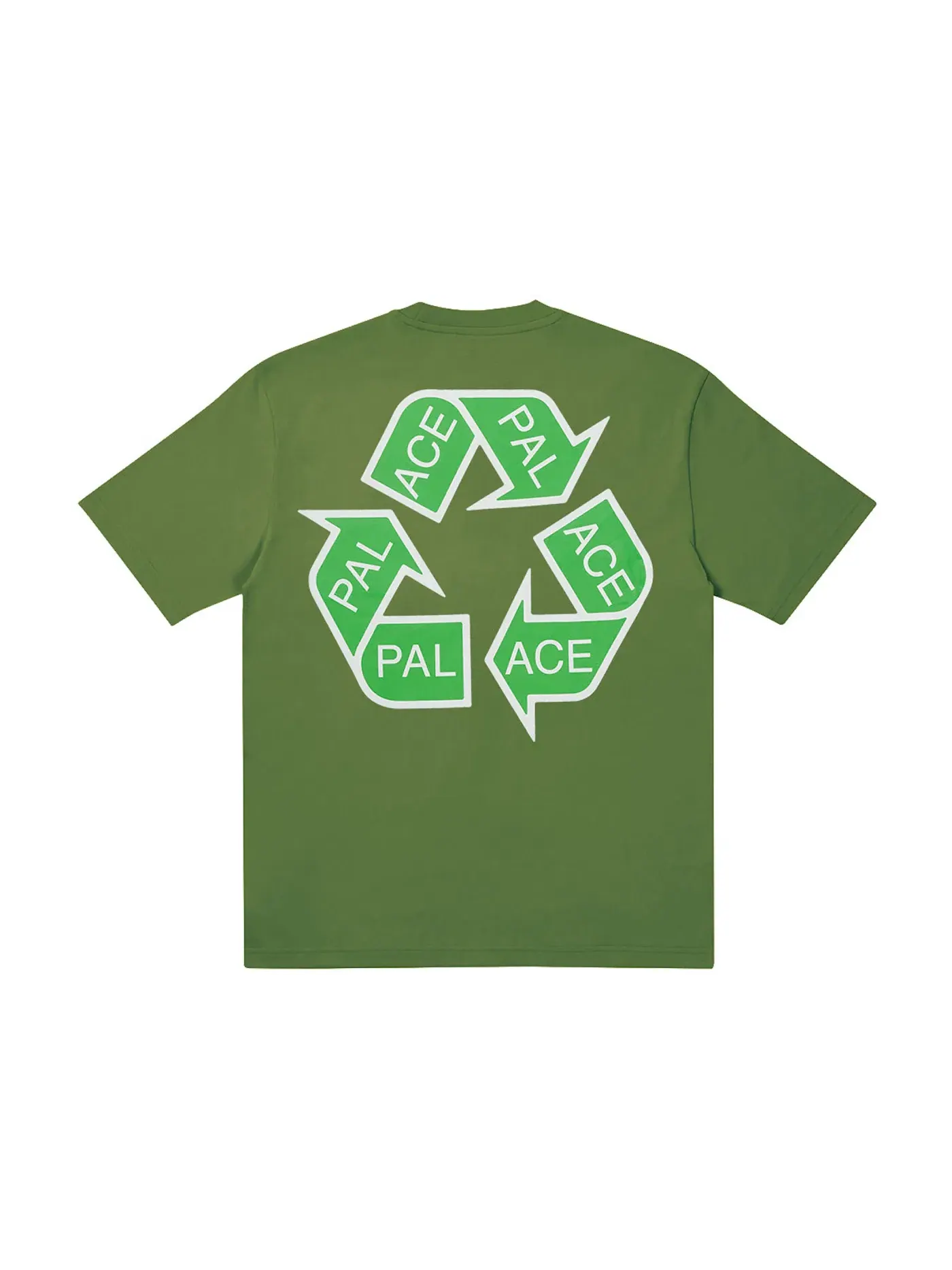 Мужская футболка с принтом Palace Cycle T-shirt — изображение 1 из 2, зеленый