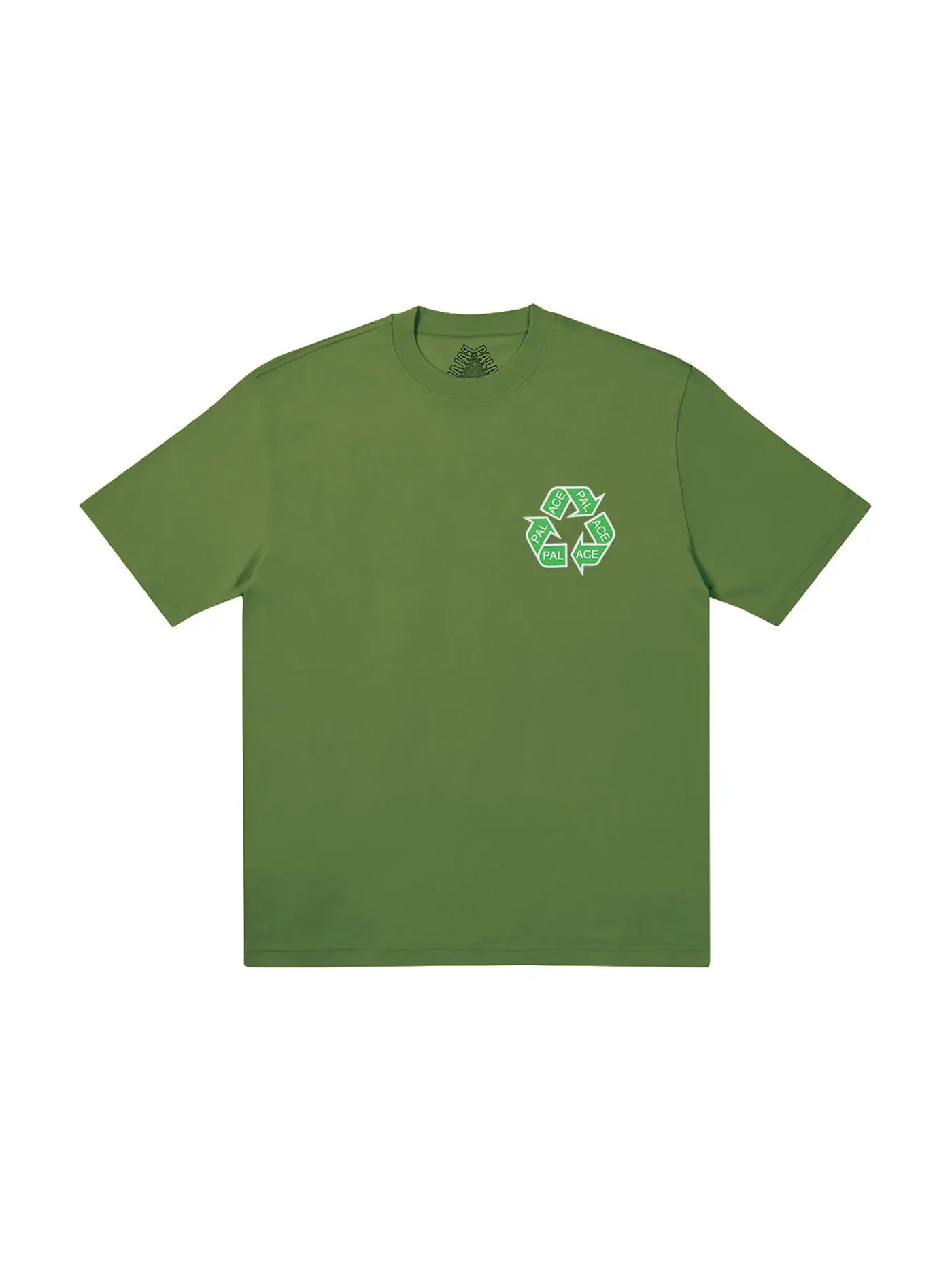Мужская футболка с принтом Palace Cycle T-shirt — изображение 2 из 2, зеленый