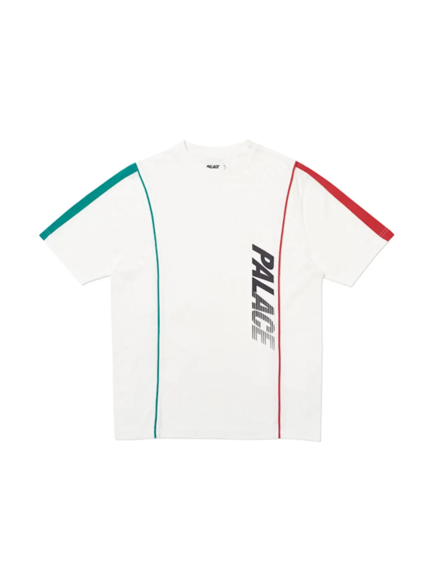 Мужская футболка с принтом Palace P-Line Racer Tee — изображение 1 из 2, белый