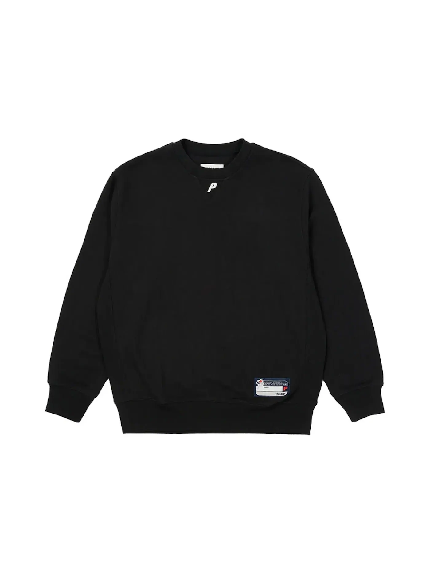 Мужская толстовка с круглым вырезом Palace Crew — изображение 1 из 2, черный
