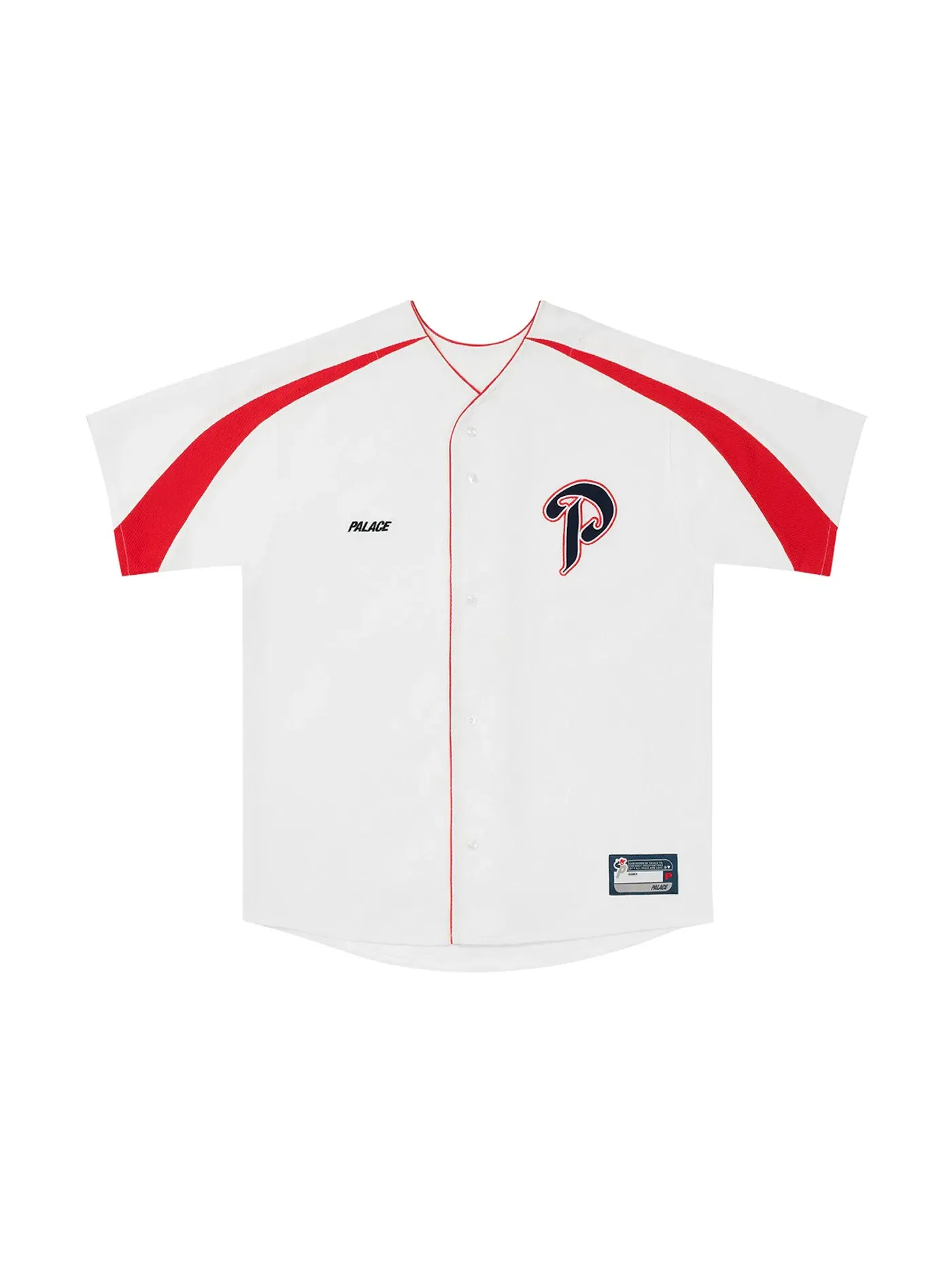 Мужская джерси с принтом Palace Jersey — изображение 1 из 2, белый