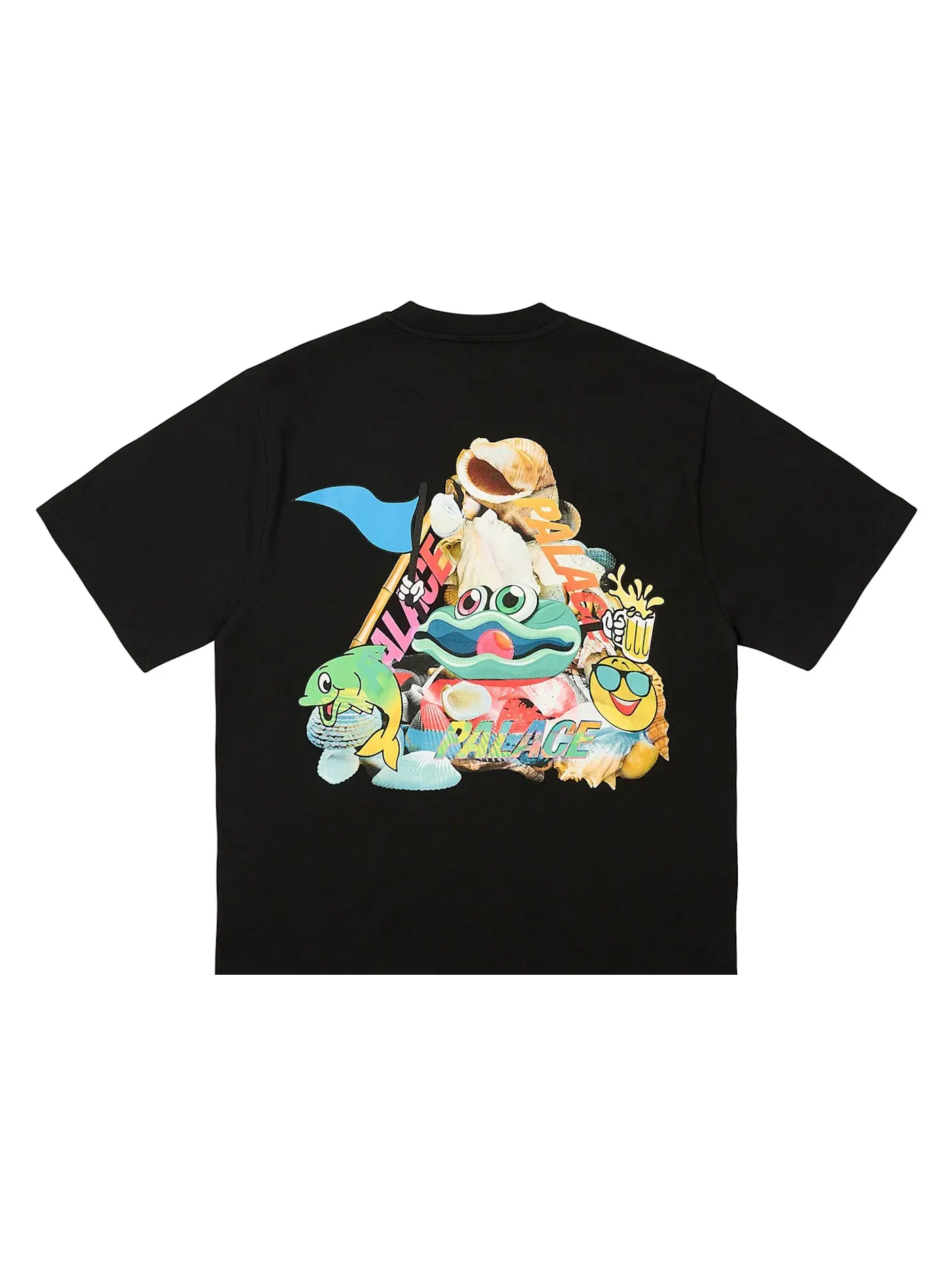 Мужская футболка с принтом Palace T-Shirt — изображение 1 из 2, черный