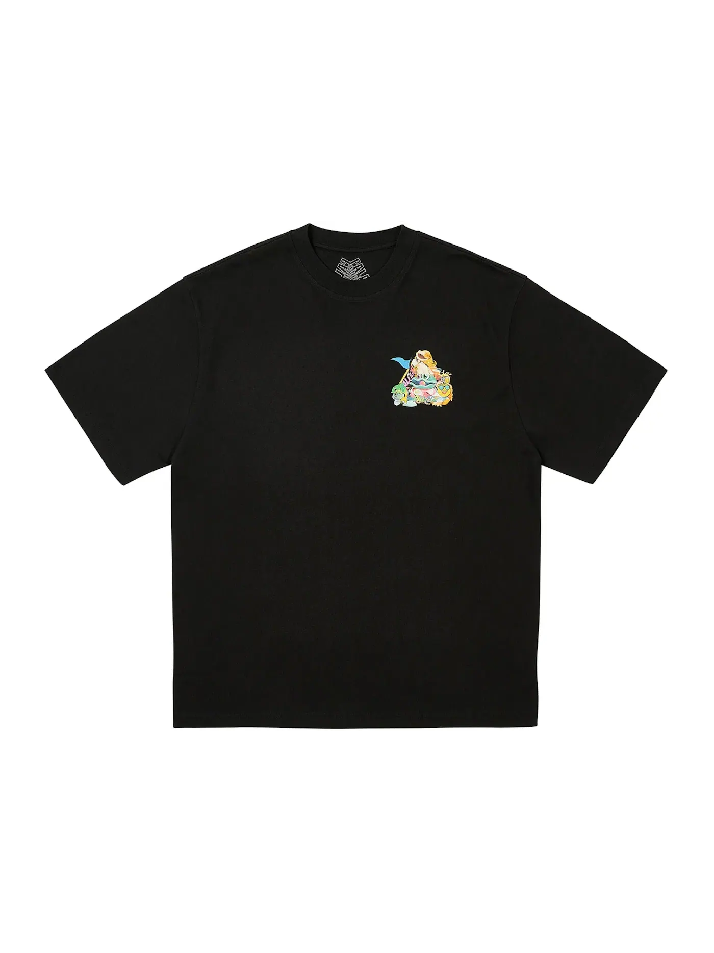 Мужская футболка с принтом Palace T-Shirt — изображение 2 из 2, черный