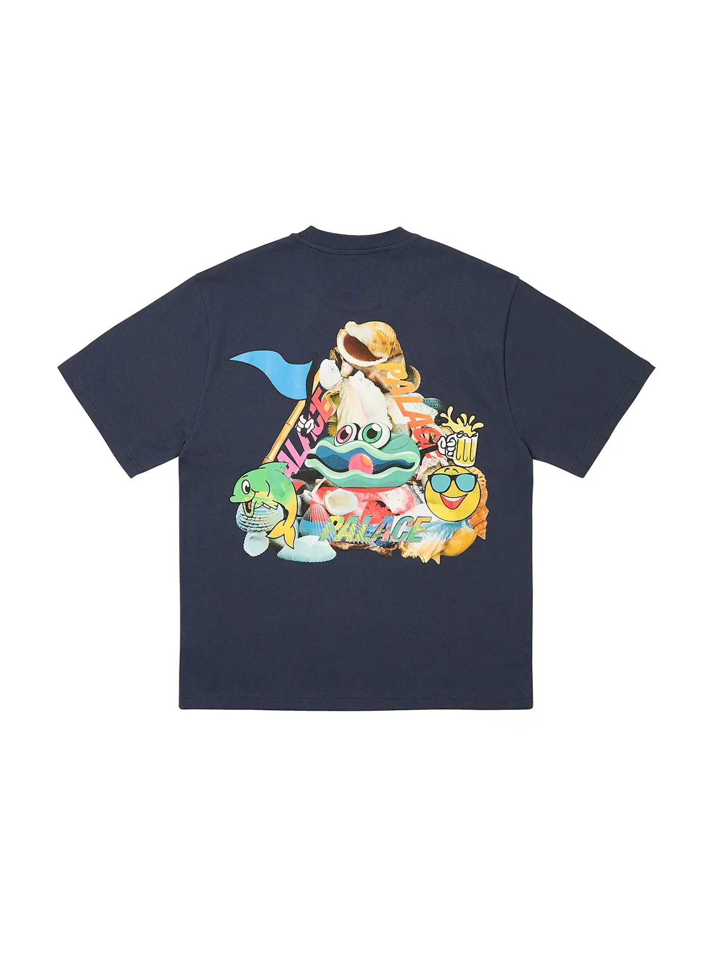 Мужская футболка с принтом Palace P Sea T-Shirt Palace — изображение 1 из 2, темно-синий
