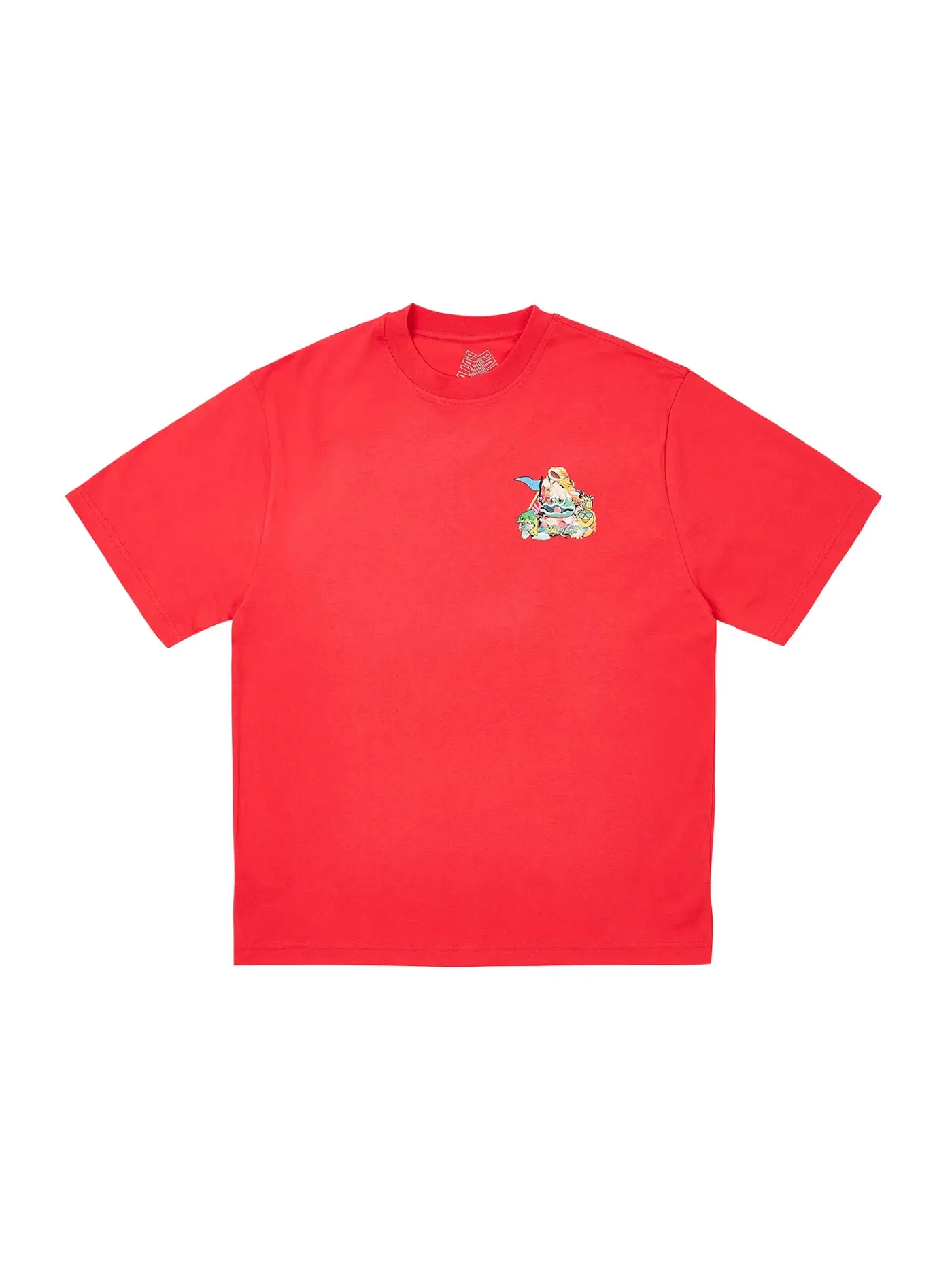 Мужская футболка с принтом Palace T-Shirt — изображение 2 из 2, красный