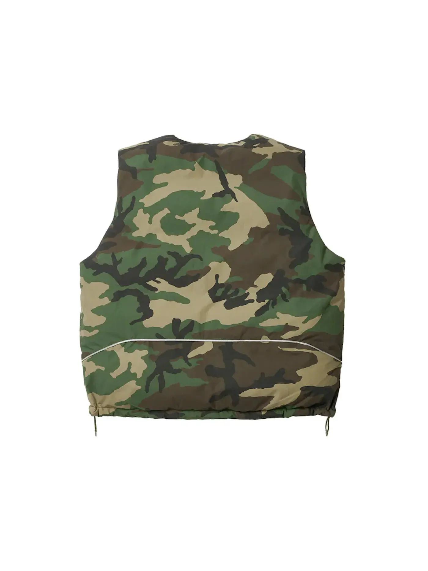 Мужской жилет реверсивный с принтом Palace P-Tech Reversible Puffa Vest — изображение 2 из 3, камуфляж
