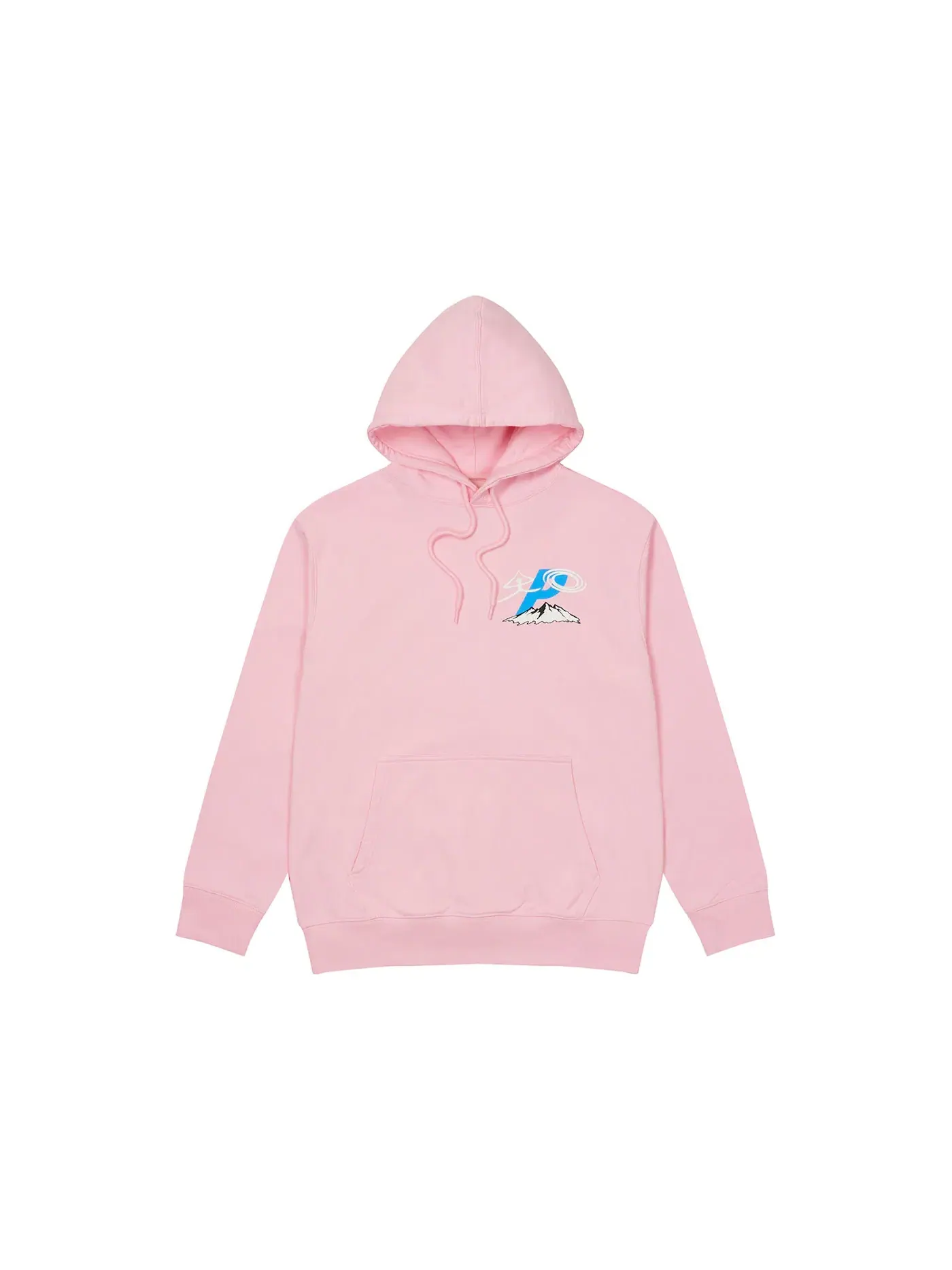Мужская худи с принтом Palace Hood — изображение 2 из 2, розовый