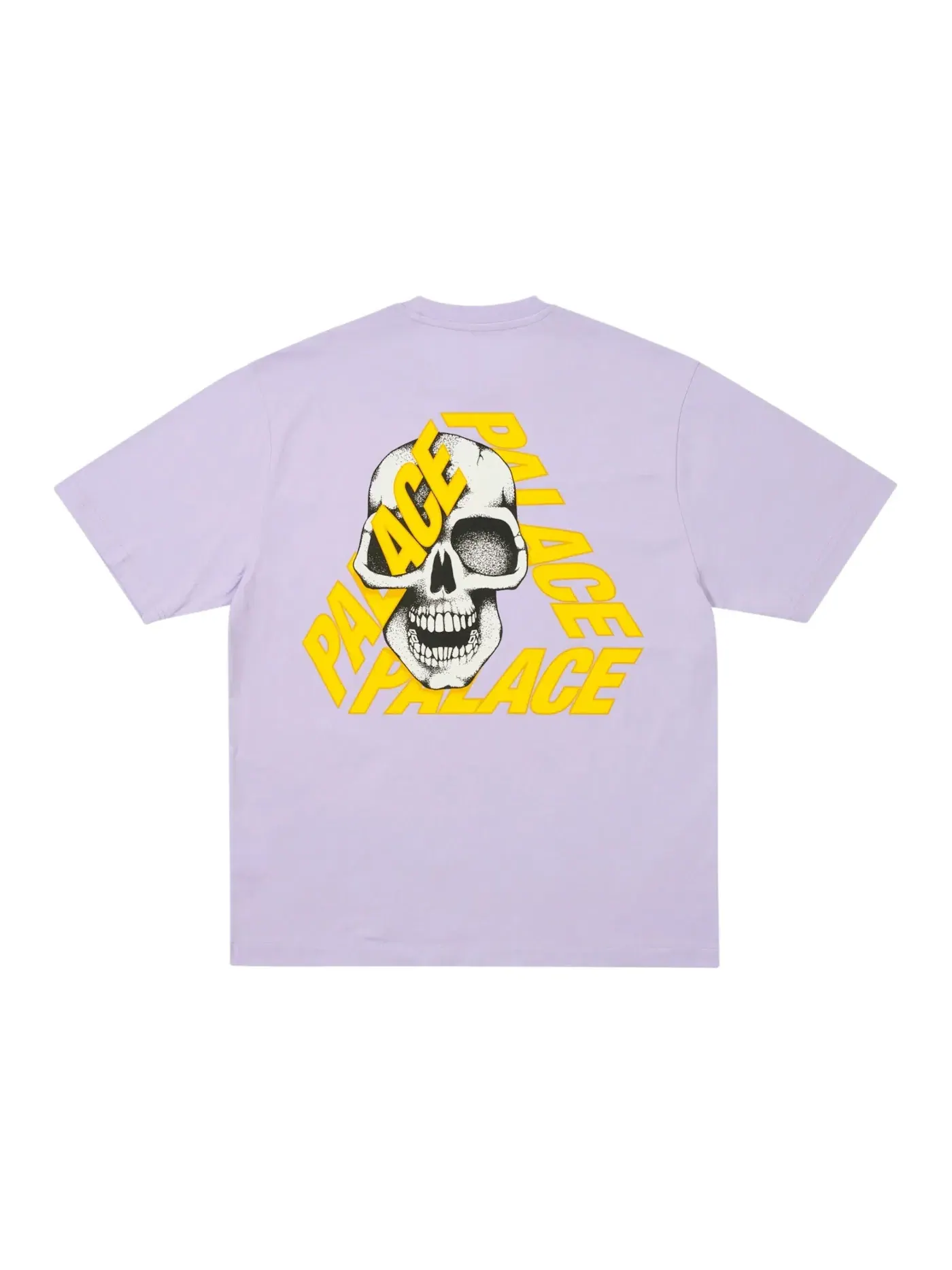 Мужская футболка с принтом Palace P3 Skull T-shirt — изображение 1 из 2, фиолетовый