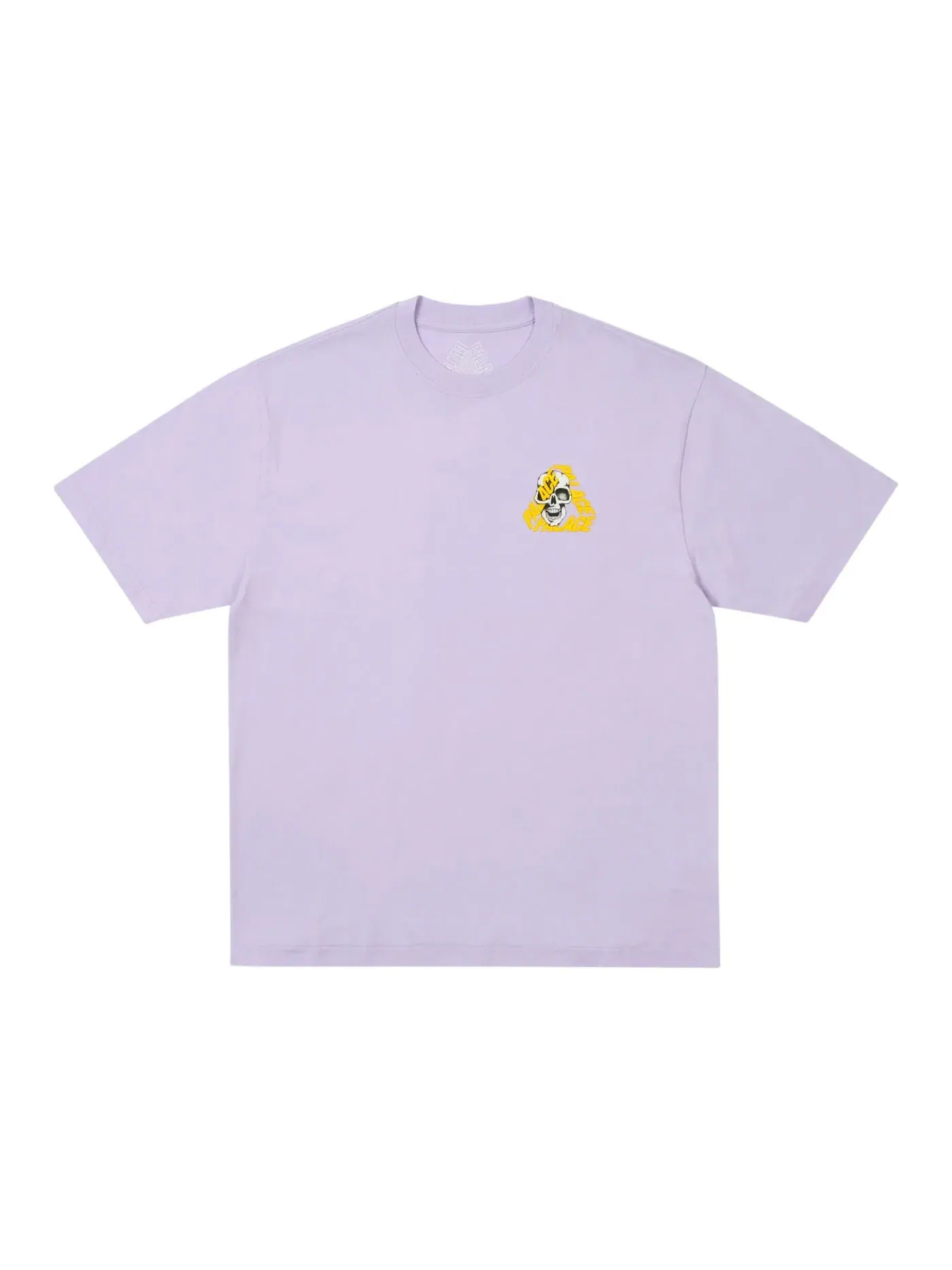 Мужская футболка с принтом Palace P3 Skull T-shirt — изображение 2 из 2, фиолетовый
