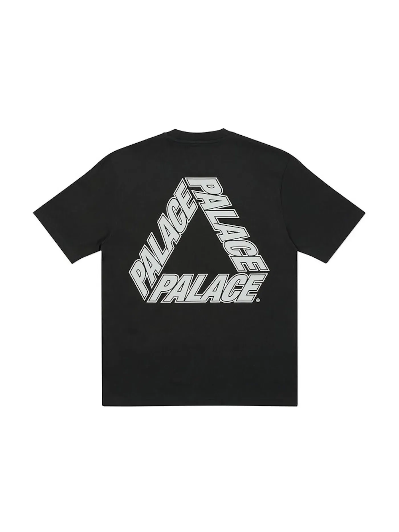 Мужская футболка с принтом Palace P3 Team T-Shirt — изображение 1 из 2, черный