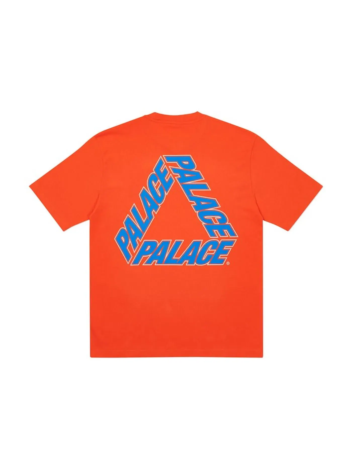 Мужская футболка с принтом Palace P3 Team T-Shirt — изображение 1 из 2, темный оранжевый