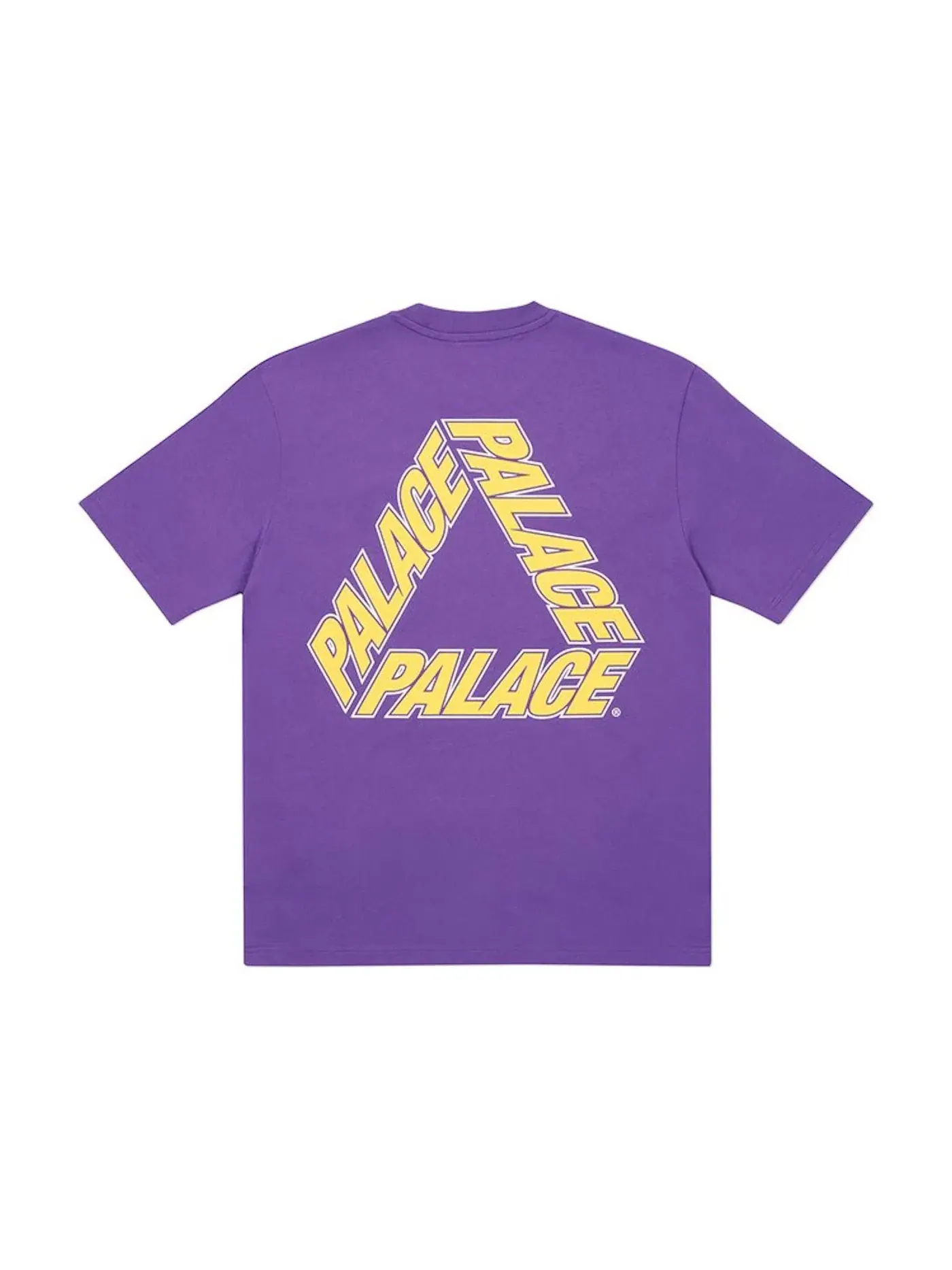 Мужская футболка с принтом Palace P3 Team T-Shirt — изображение 1 из 2, фиолетовый