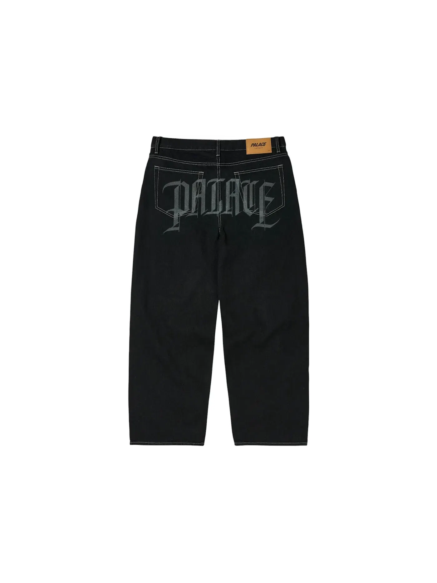 Мужские джинсы свободного кроя Palace P90 Baggy Script Jean — изображение 1 из 2, черный