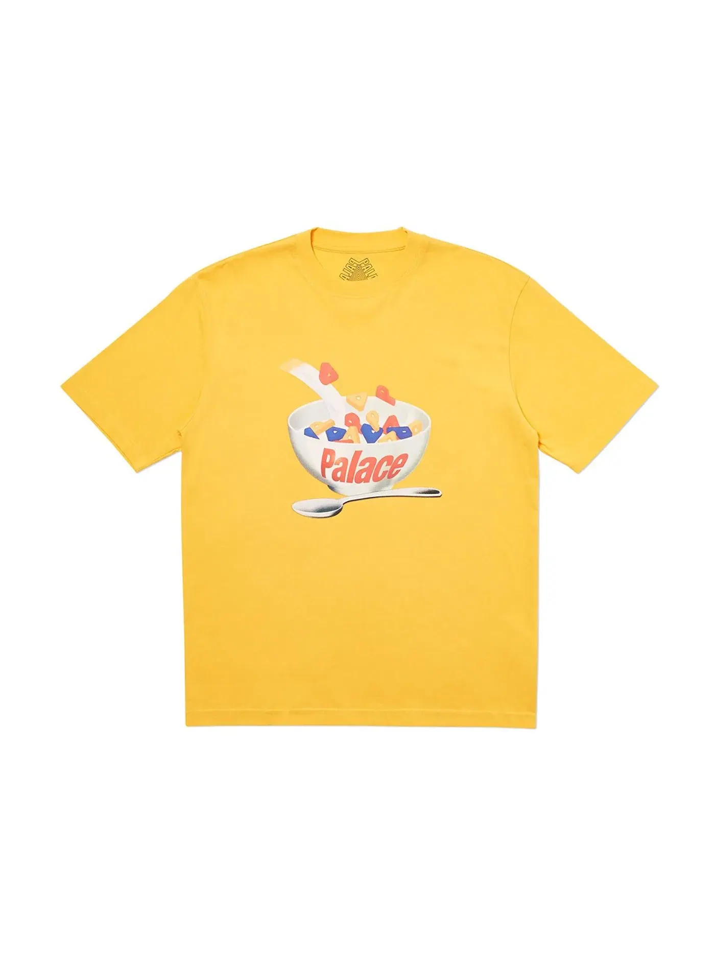 Мужская футболка с принтом Palace T-shirt — изображение 1 из 1, желтый