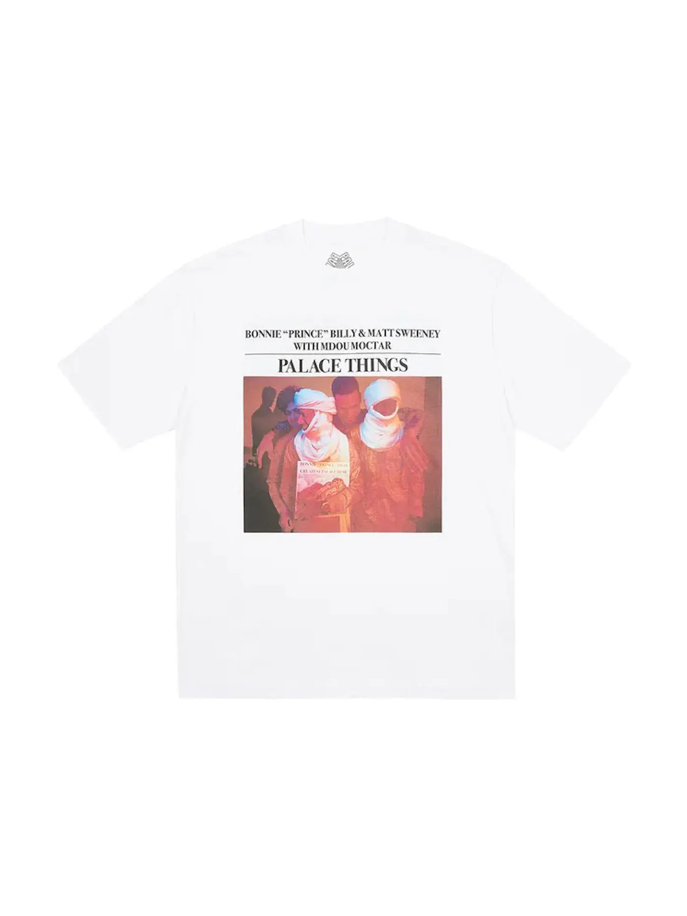 Мужская футболка с принтом Palace T-shirt — изображение 1 из 2, белый