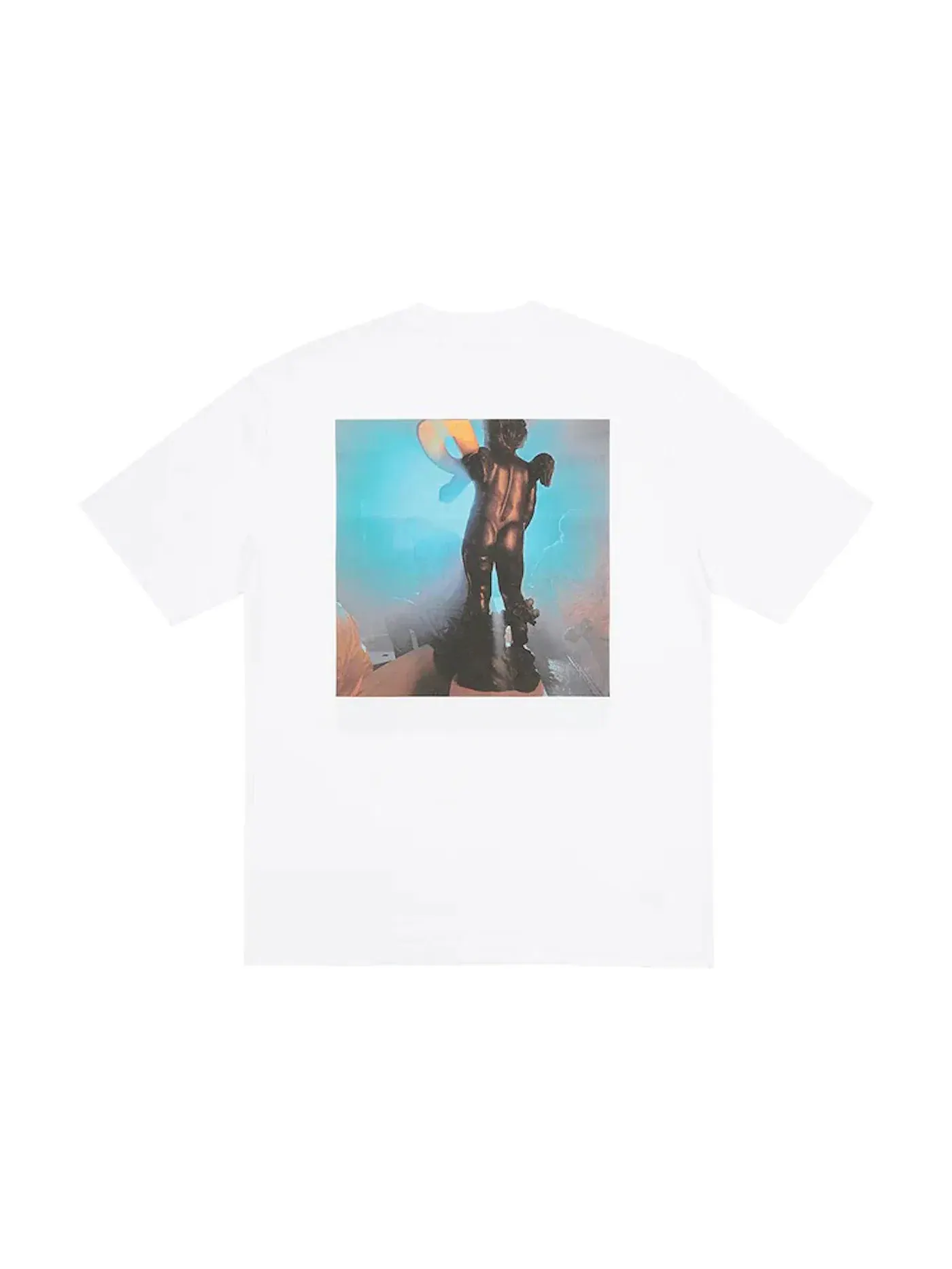 Мужская футболка с принтом Palace T-shirt — изображение 2 из 2, белый