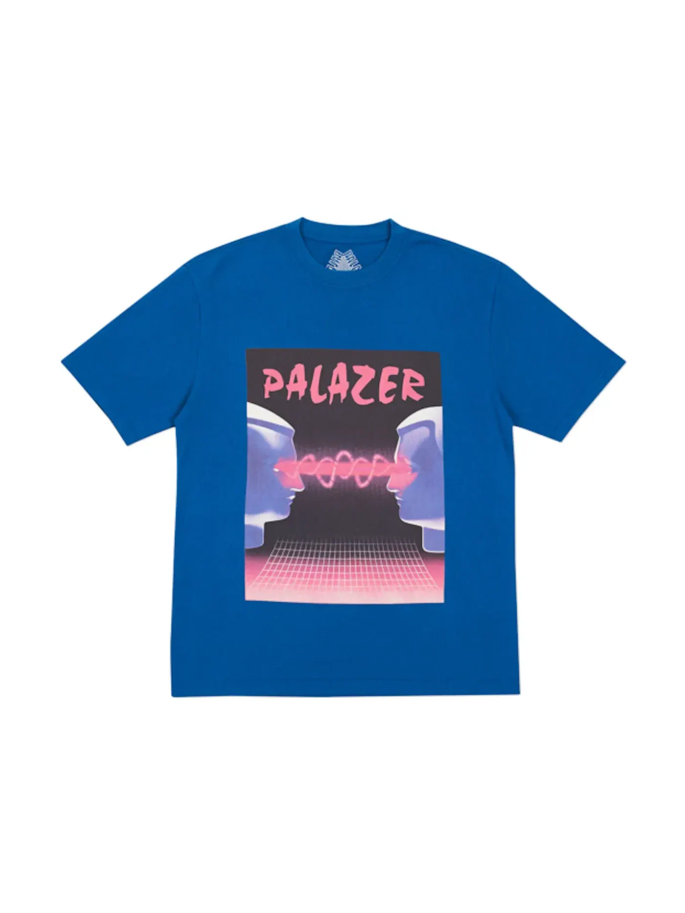 Мужская футболка с принтом Palace T-shirt — изображение 1 из 1, синий