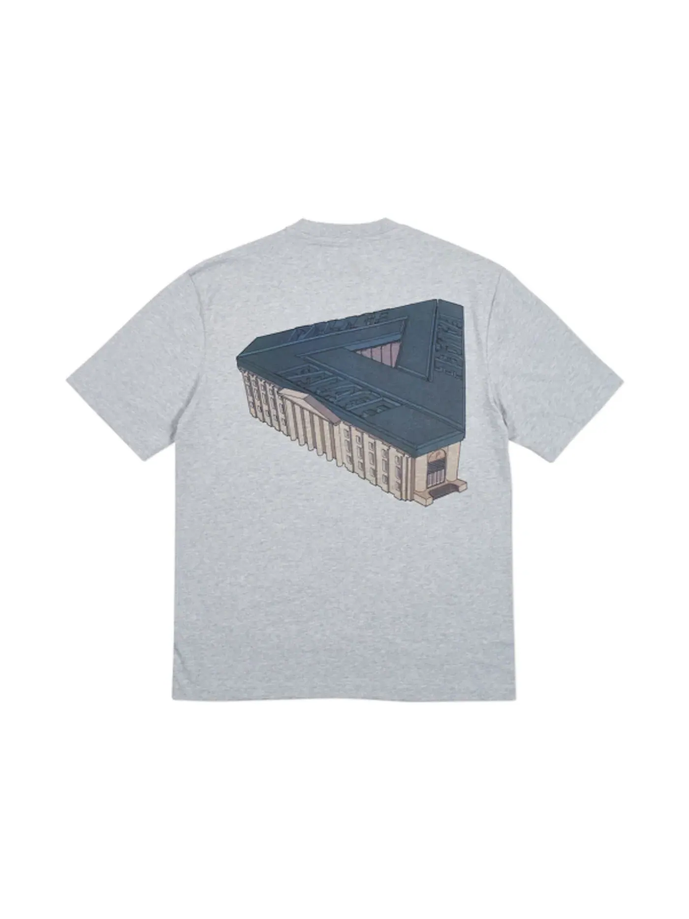 Мужская футболка с принтом Palace Palazzo T-Shirt — изображение 2 из 2, серый