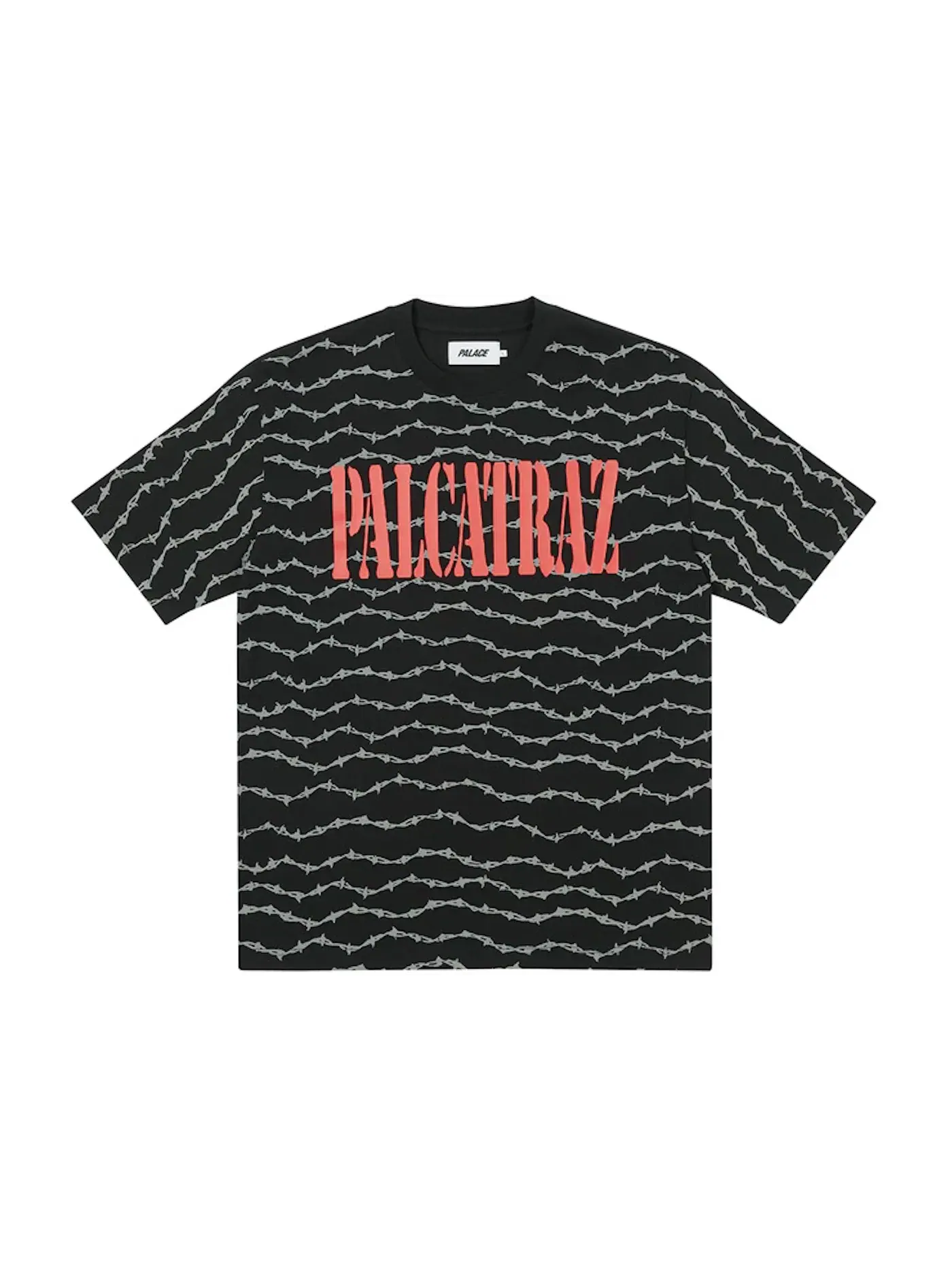 Мужская футболка с принтом Palace Palcatraz T-shirt — изображение 1 из 2, черный