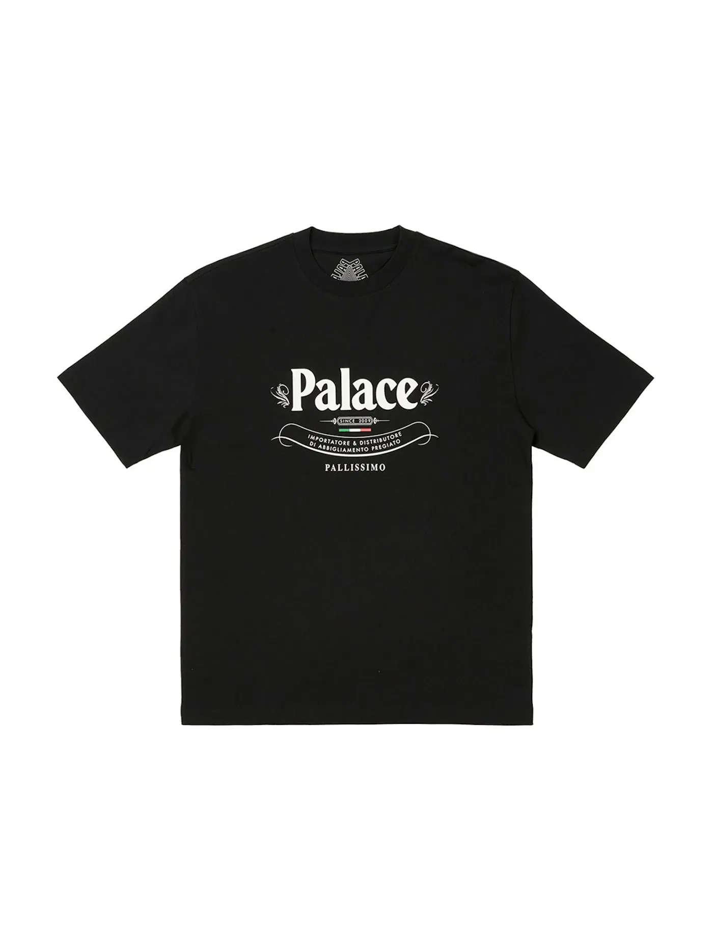 Мужская футболка с принтом Palace T-shirt — изображение 1 из 1, черный