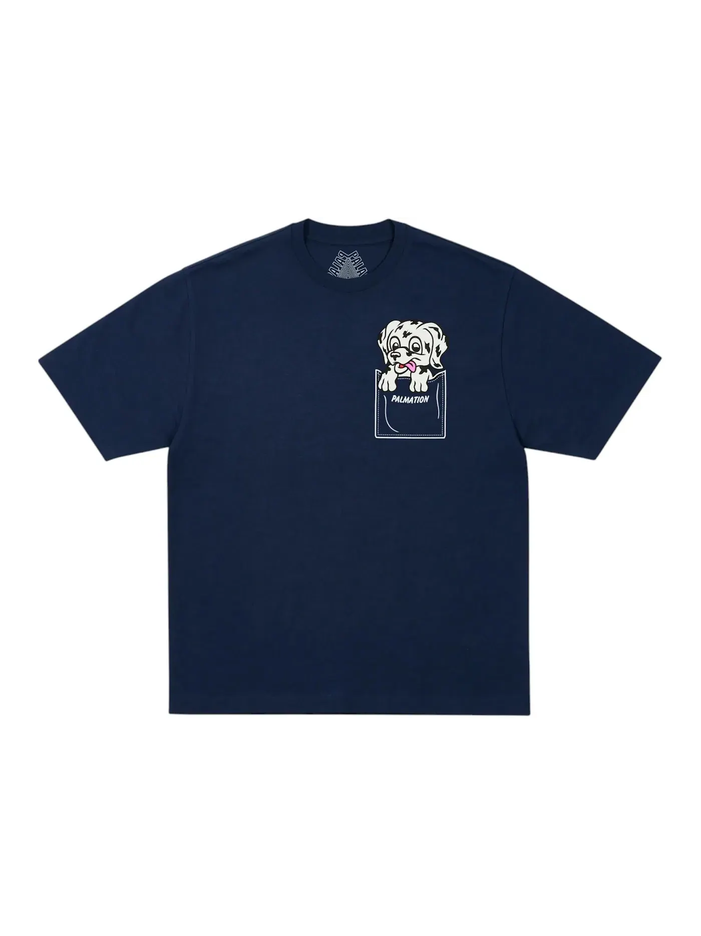 Мужская футболка с принтом Palace T-Shirt — изображение 1 из 1, темно-синий