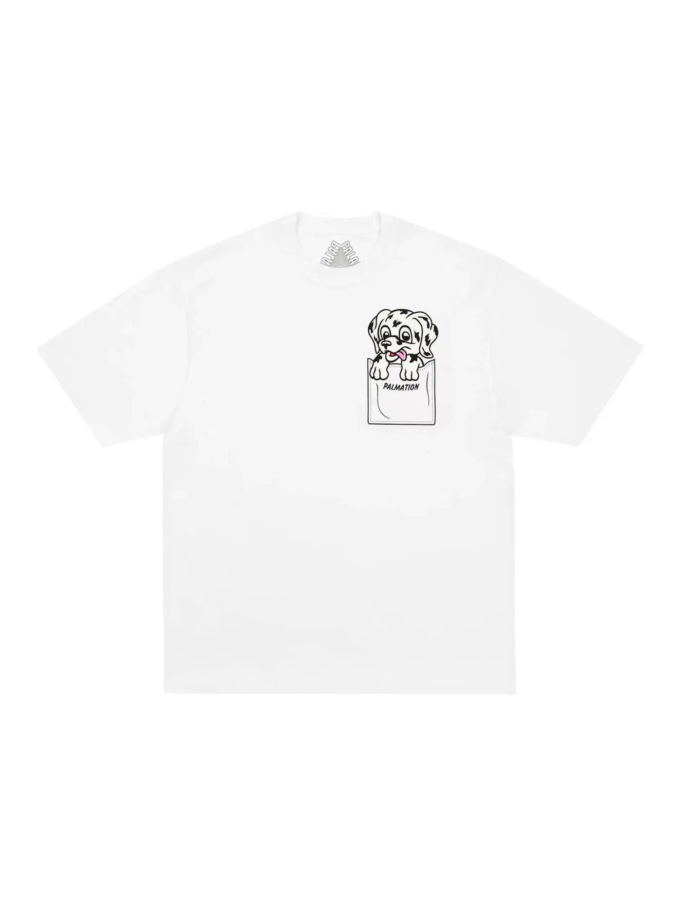 Мужская футболка с принтом Palace Palmation T-Shirt — изображение 1 из 1, белый
