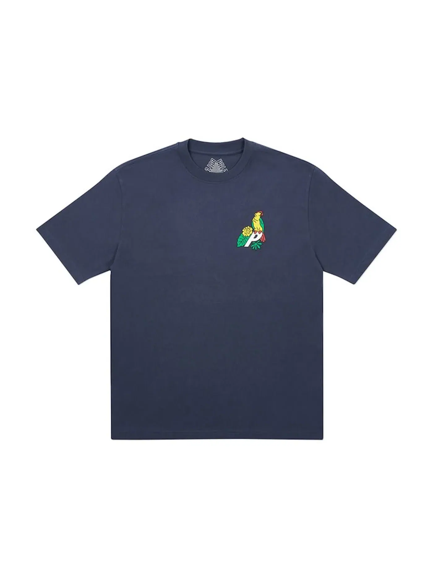 Мужская футболка с принтом Palace Parrot T-Shirt Palace — изображение 2 из 2, темно-синий