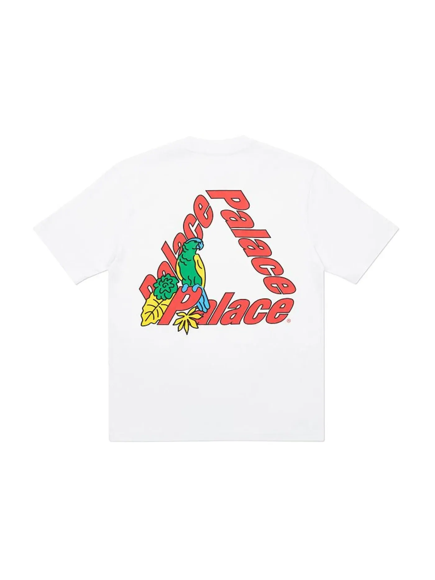Мужская футболка с принтом Palace Parrot Palace-3 T-Shirt Palace — изображение 1 из 2, белый