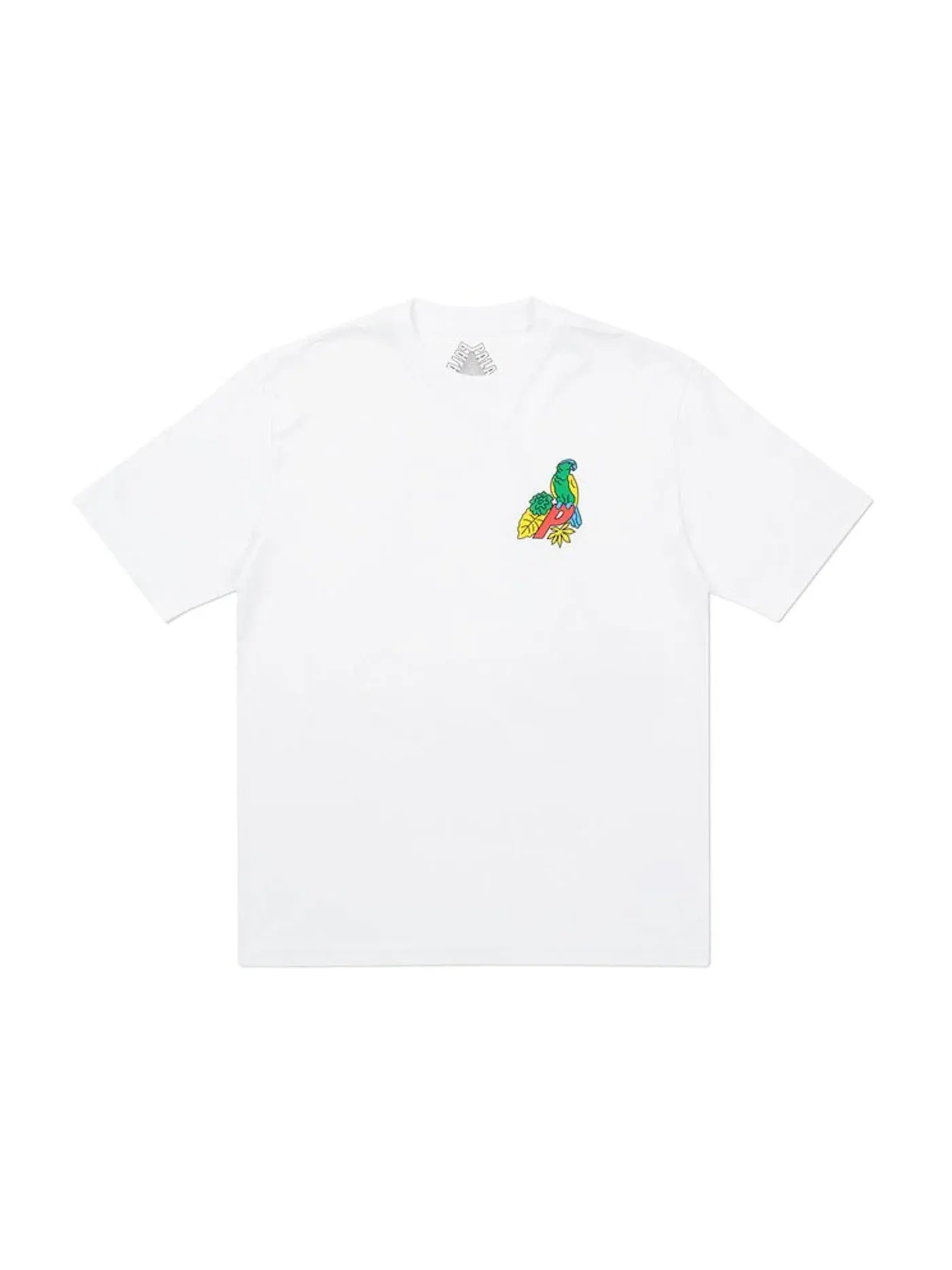 Мужская футболка с принтом Palace Parrot Palace-3 T-Shirt Palace — изображение 2 из 2, белый