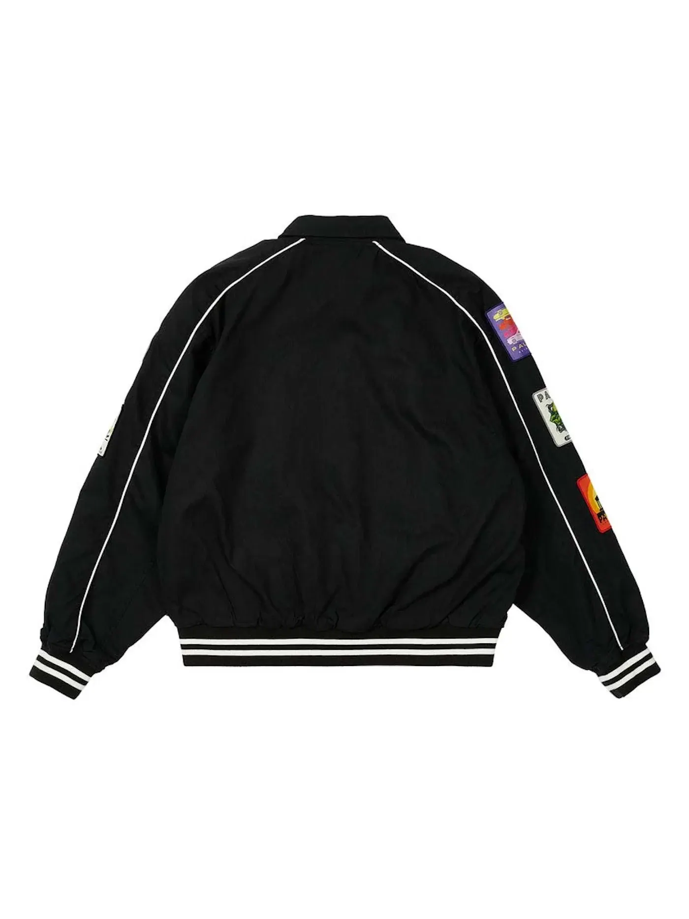 Мужская куртка-бомбер с принтом Palace Patches Cotton Bomber Black — изображение 2 из 2, черный