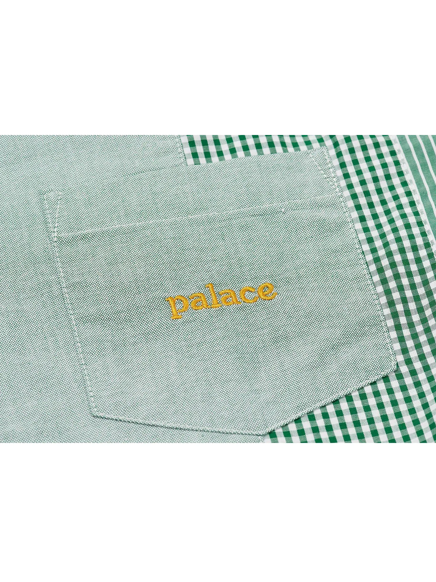 Мужская рубашка Patchwork Stripe Palace — изображение 3 из 3, зеленый