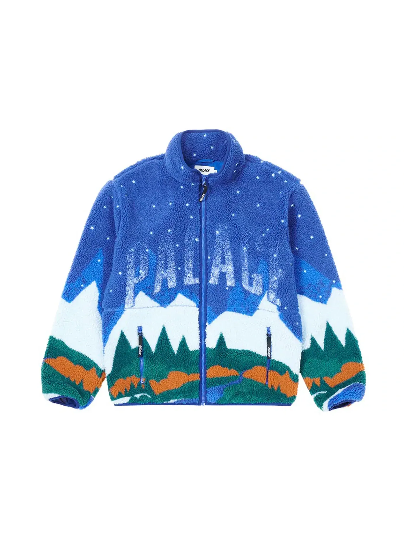 Мужской свитер с воротником-стойкой Palace Peak Funnel Fleece Palace — изображение 1 из 2, синий