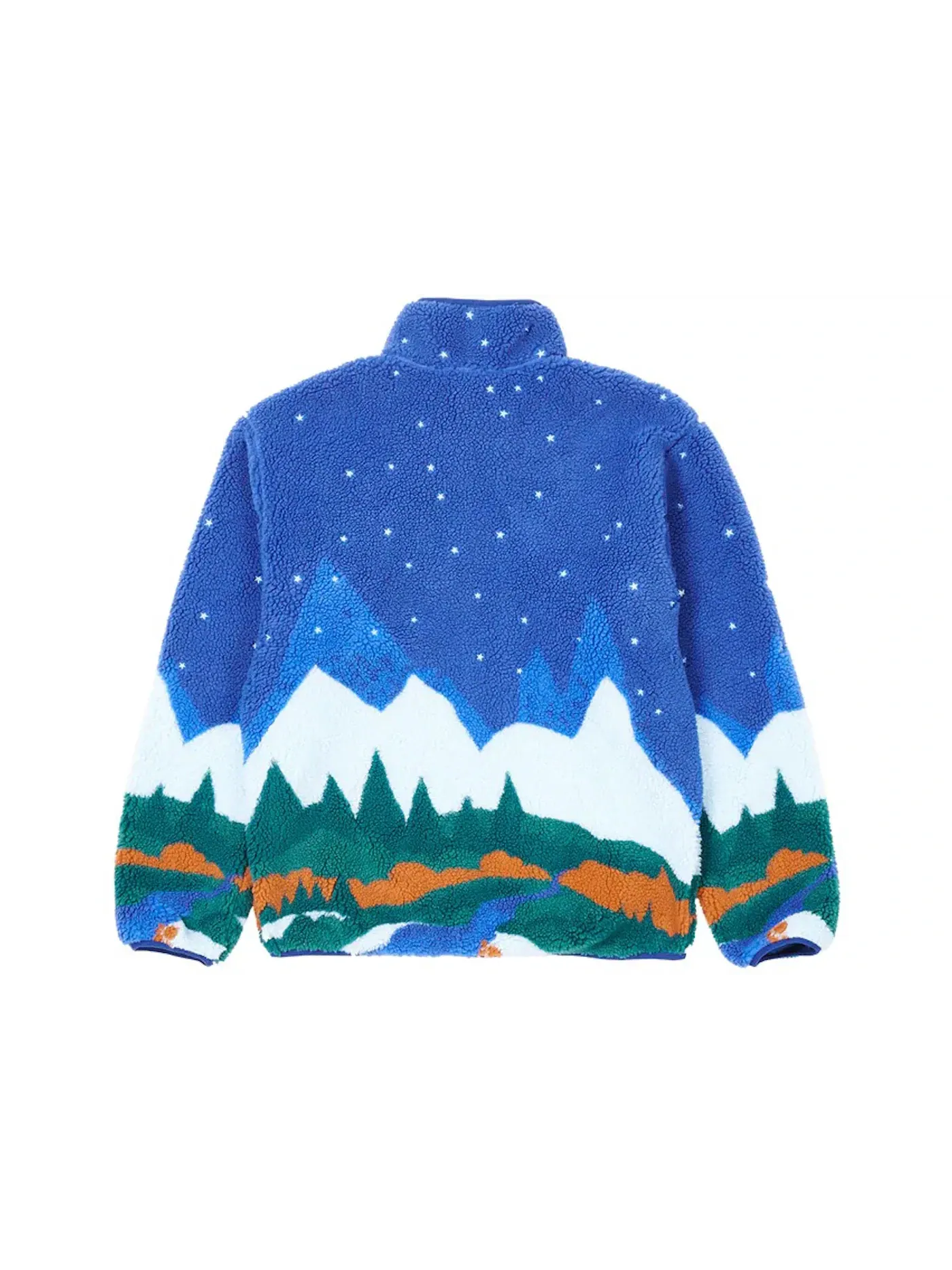 Мужской свитер с воротником-стойкой Palace Peak Funnel Fleece Palace — изображение 2 из 2, синий