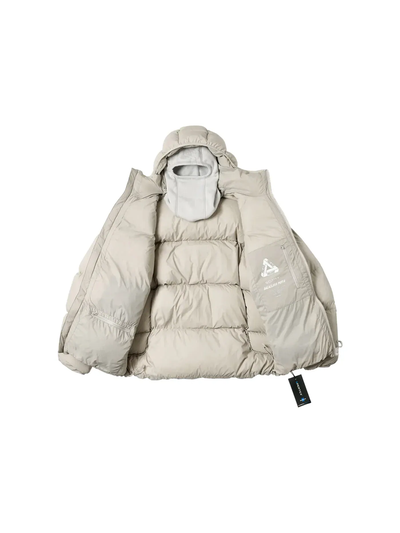 Мужская куртка-пуховик с матовым покрытием Palace Puffa, Stone Arctica — изображение 2 из 3
