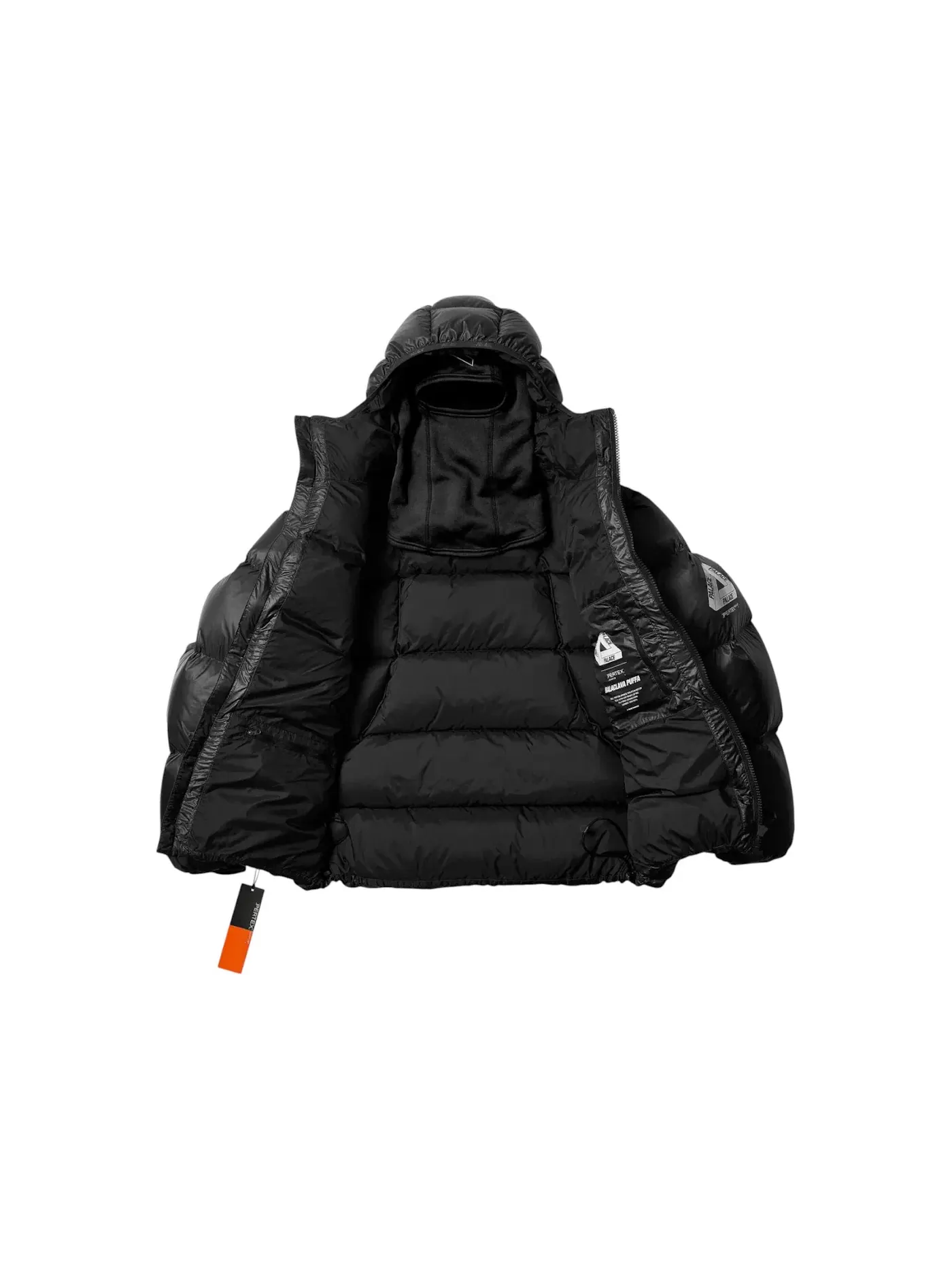 Мужская куртка-пуховик с капюшоном-балаклавой Pertex Opaque Balaclava Puffer Jacket Palace — изображение 2 из 3, черный