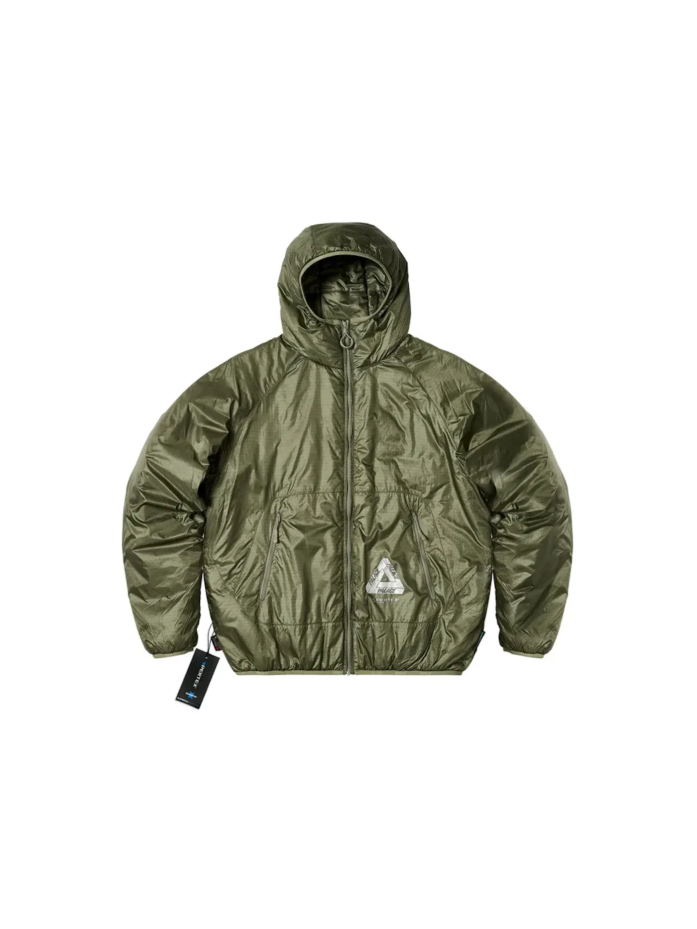 Мужская куртка из стеганой ткани Palace Pertex Quilted Jacket — изображение 1 из 3, глубокий зеленый